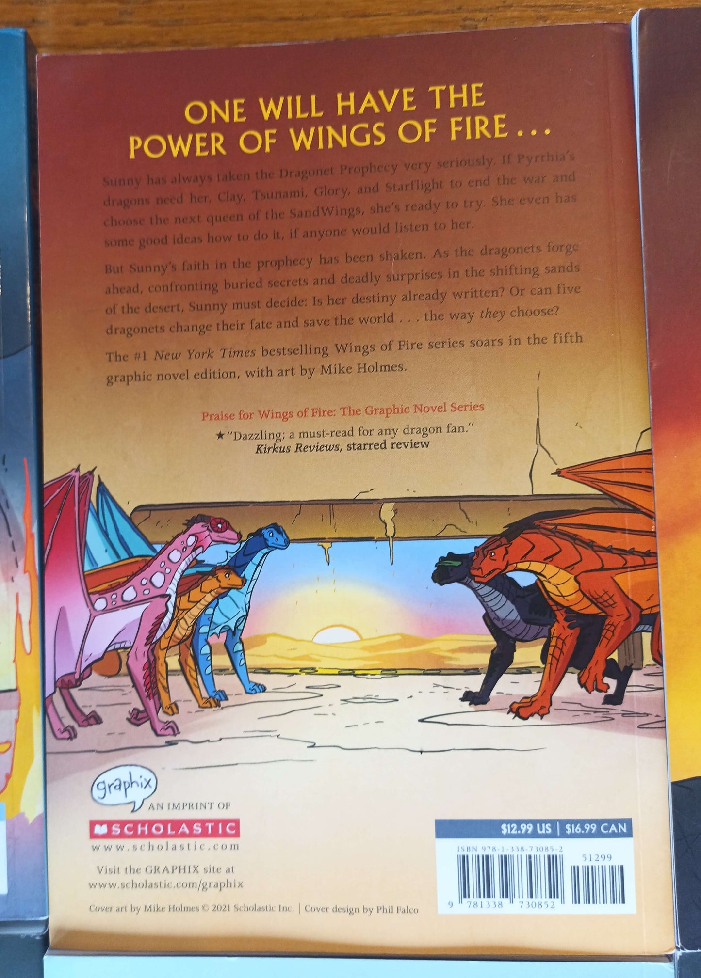 Wings of Fire Graphic Novel Collection #1-6 + Journal 'Forge Your Dragon World'