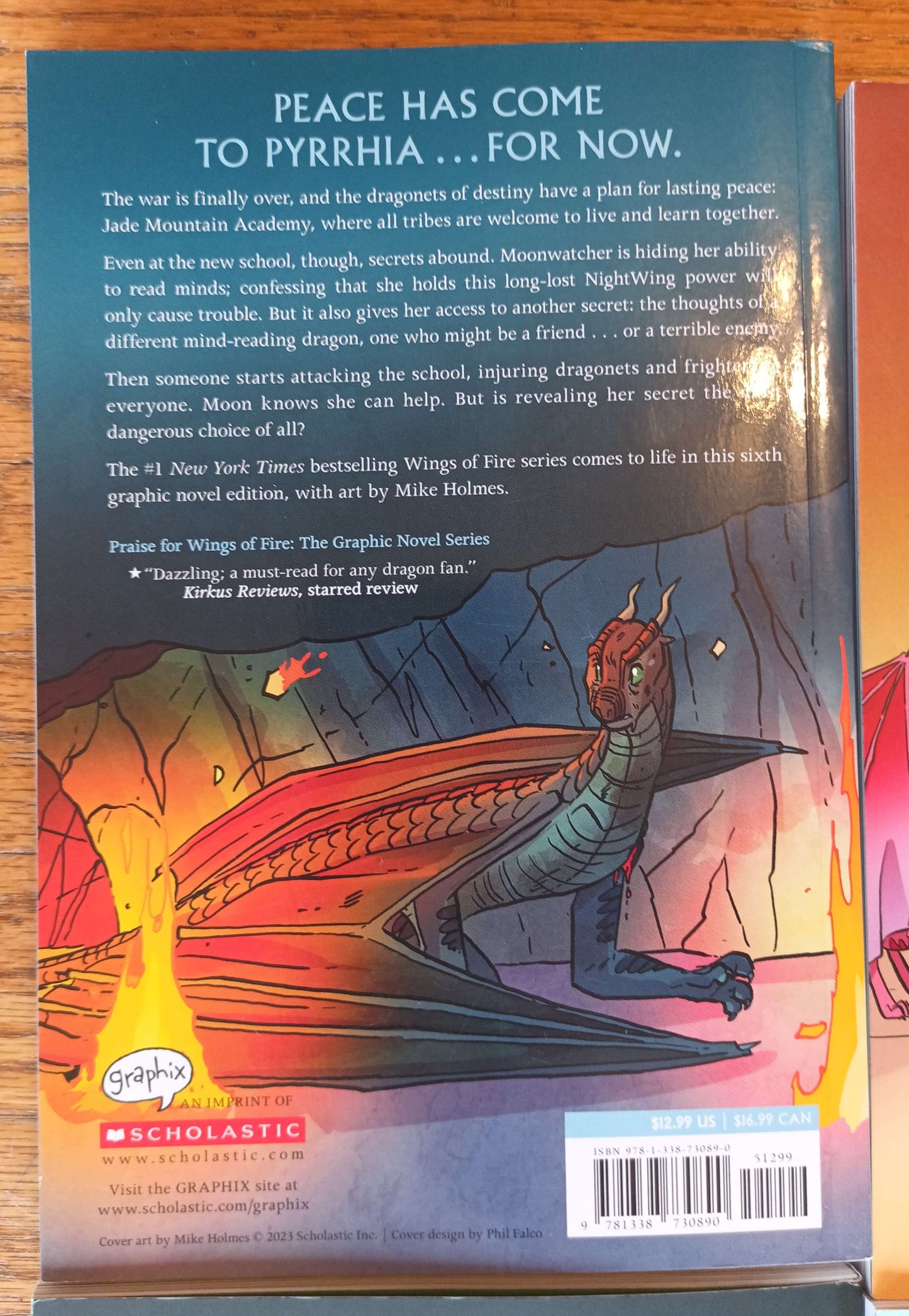 Wings of Fire Graphic Novel Collection #1-6 + Journal 'Forge Your Dragon World'