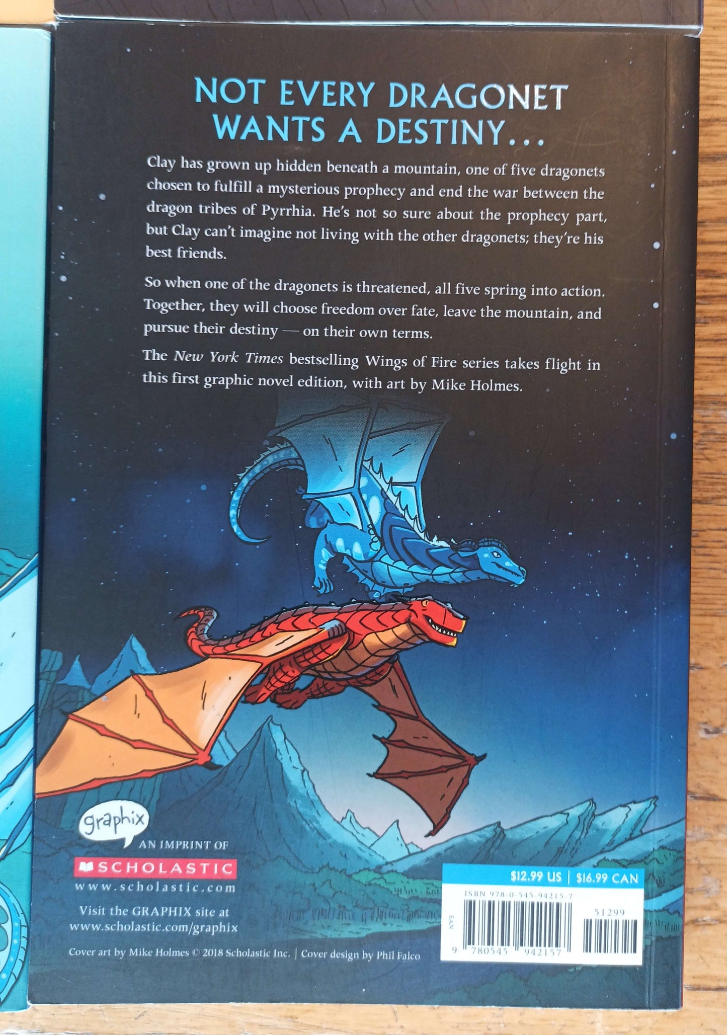 Wings of Fire Graphic Novel Collection #1-6 + Journal 'Forge Your Dragon World'