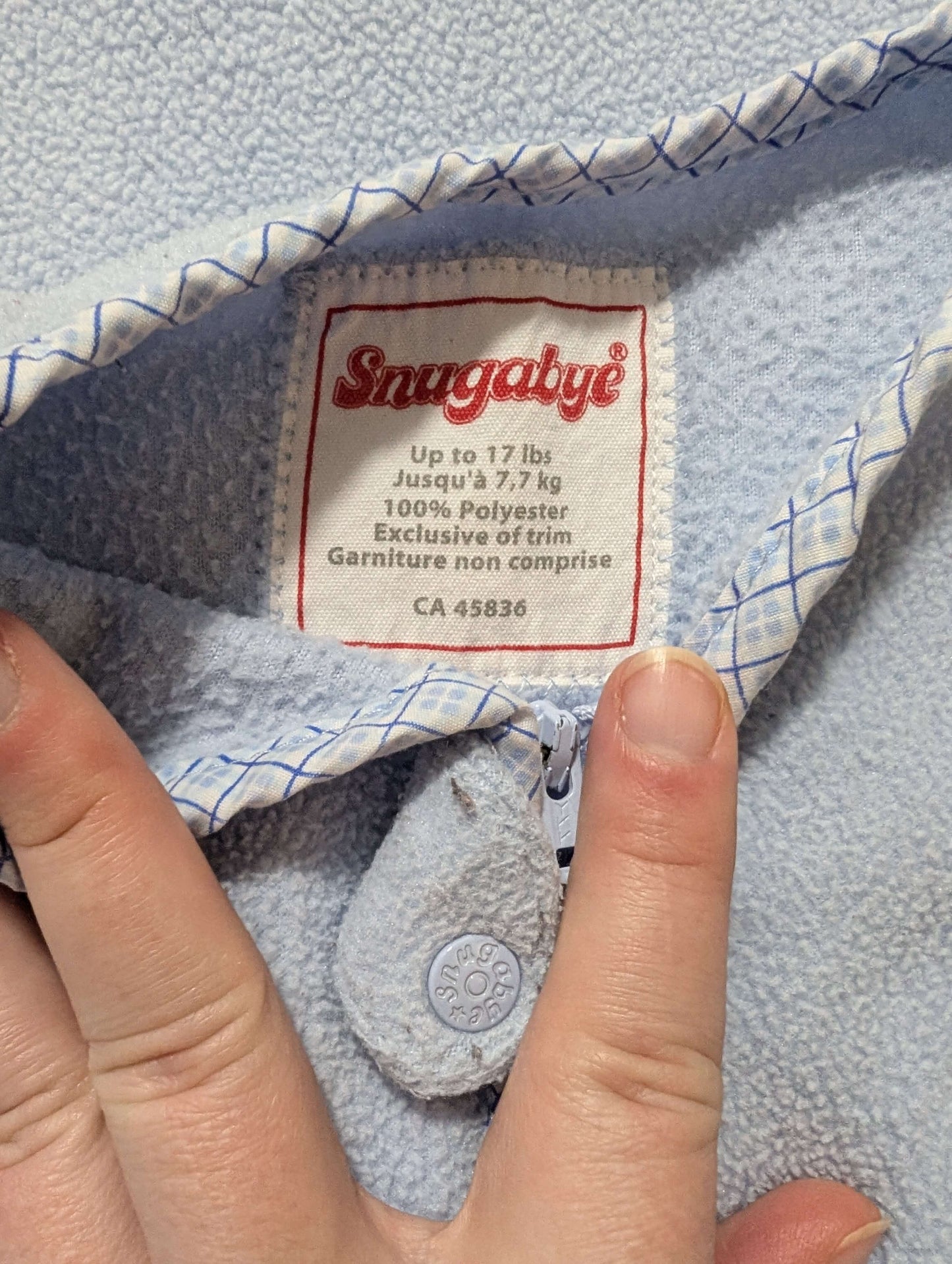 Snugabye sleep sac upto 17lbs, 6-12 Months (Medium)