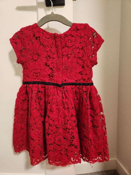 Red holiday dress, Kids 24 Month (18-24M)