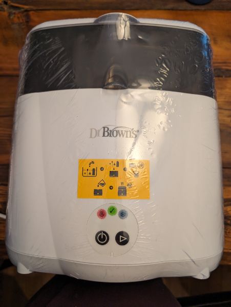 BRAND NEW! Dr. Brown’s Natural Flow Deluxe Baby Bottle Sterilizer, MSRP: $80
