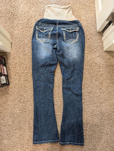 Motherhood Secret Fit Belly Distressed Jeans, Maternity M (8-10)