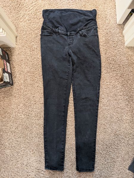 Ripe Black Denim Maternity Jeans-Medium, MSRP: $110, Maternity M (8-10)