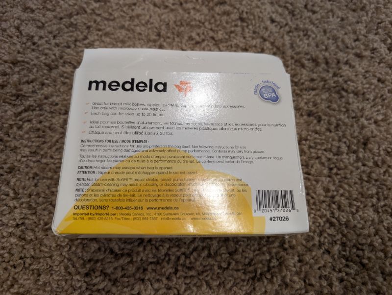 Medela Quick Clean Micro Steam Bags, 5 Count (2)