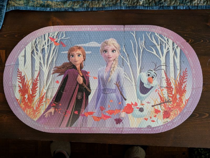 Frozen 2 Foam Puzzle-25 Pieces, MSRP:$26