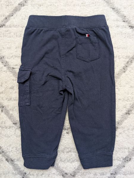 Knit Cargo Pants, Tommy Hilfiger Blue, 2T, MSRP $28, Kids 18 Month (12-18M)