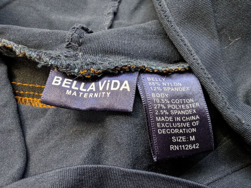 Bella Vida Dark Blue Maternity Jeans, Medium, Maternity M (8-10)