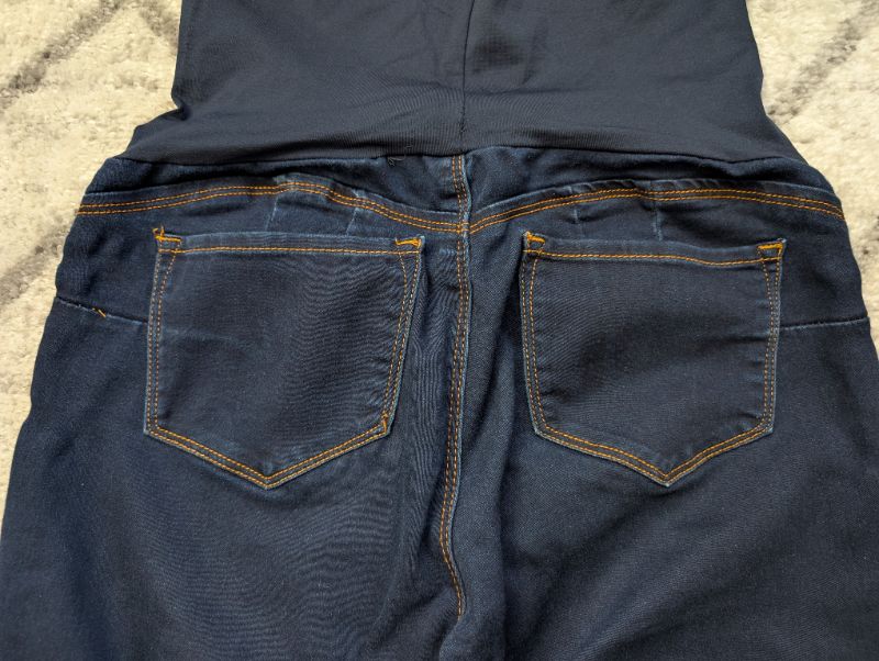 Bella Vida Dark Blue Maternity Jeans, Medium, Maternity M (8-10)