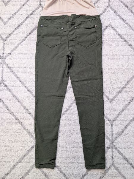 "Times Two" Green Maternity Jeans, Medium, Maternity M (8-10)