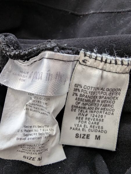 A Pea in The Pod Black Maternity Jeans, Medium, Maternity M (8-10)