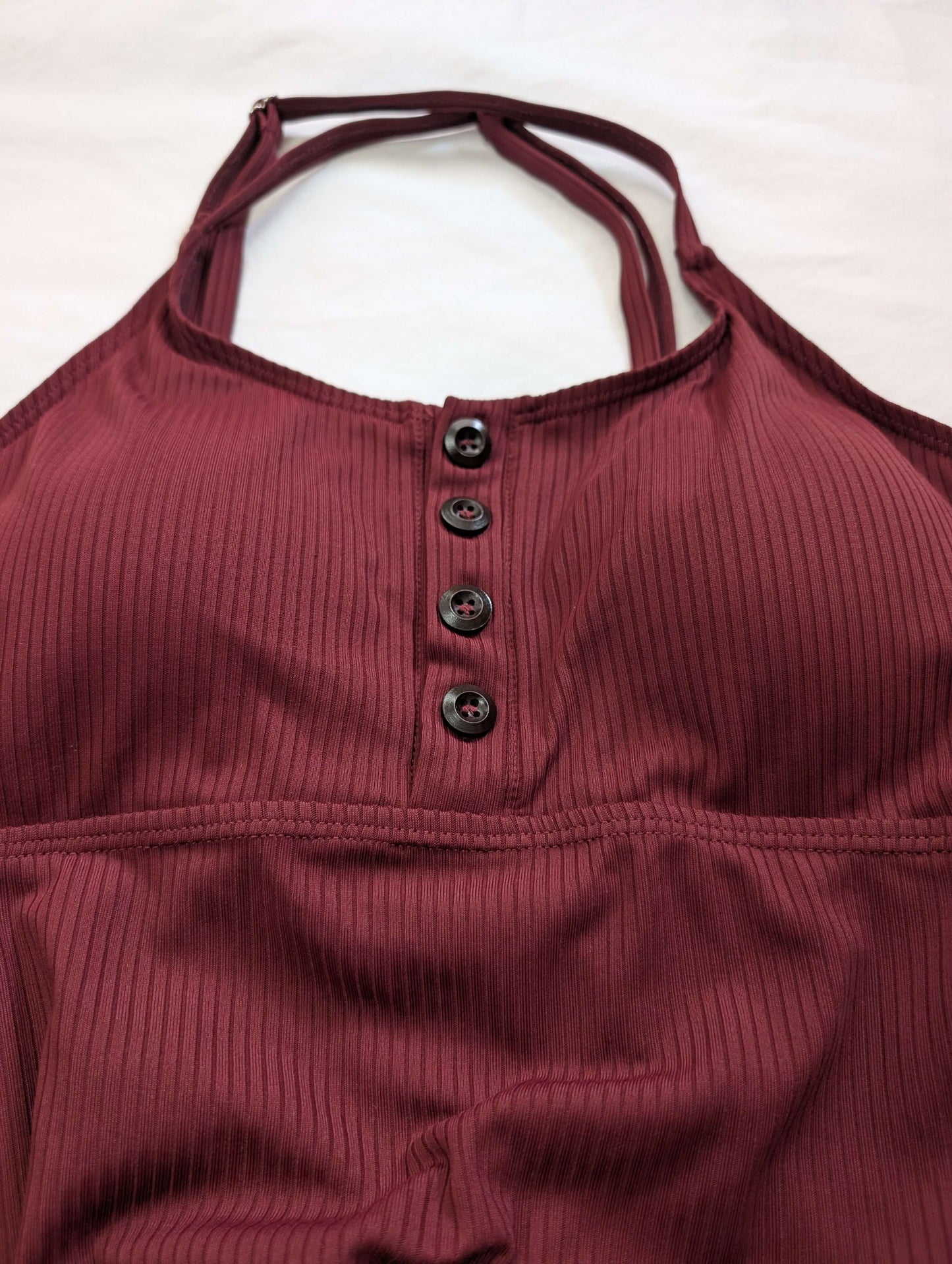 Summer Mae Burgundy Maternity Swimsuit, Large, Maternity L (12-14)