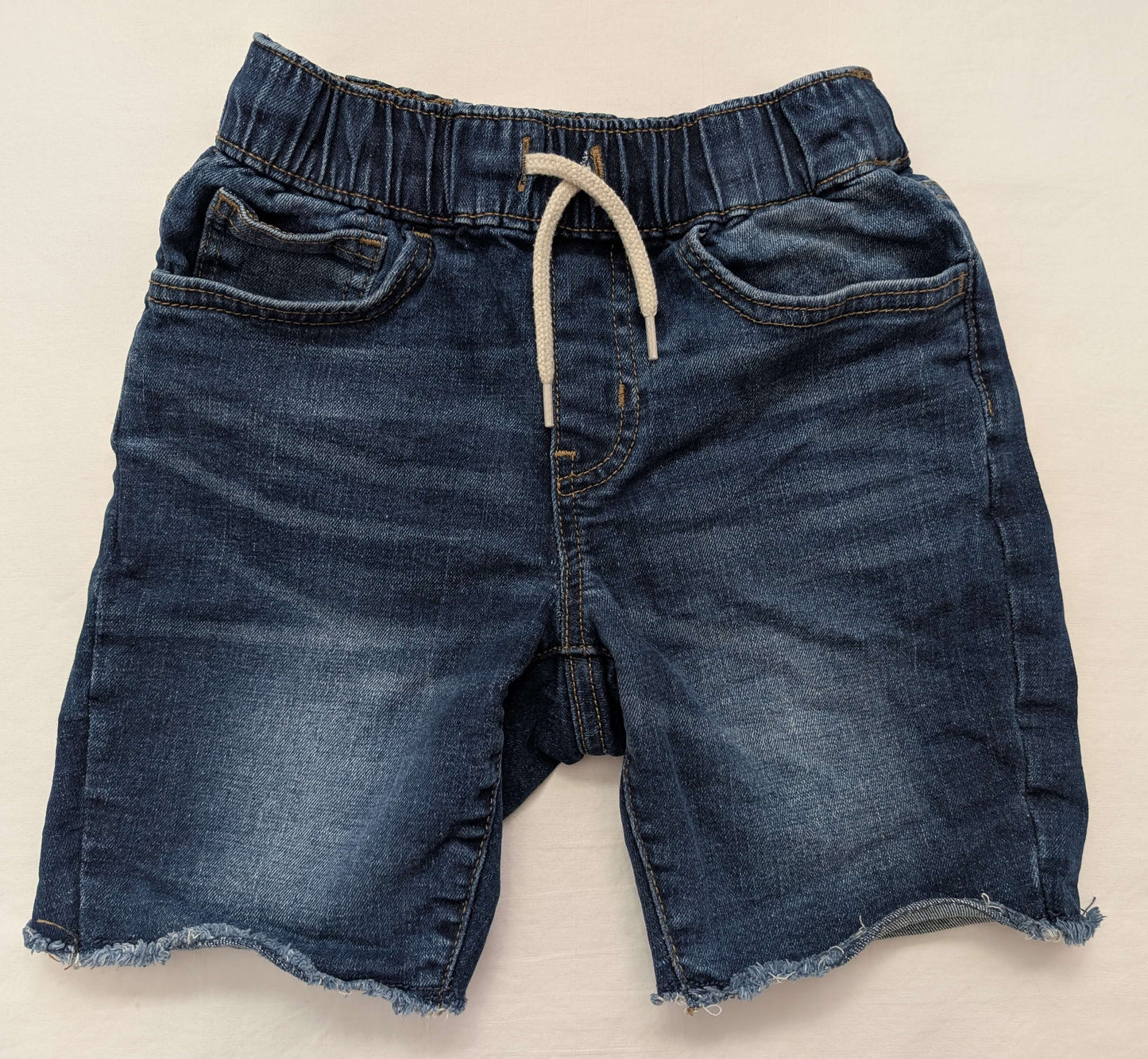 2 Pairs Jean Shorts, Size 6/7 (Small), Kids 6/6X (extra small)