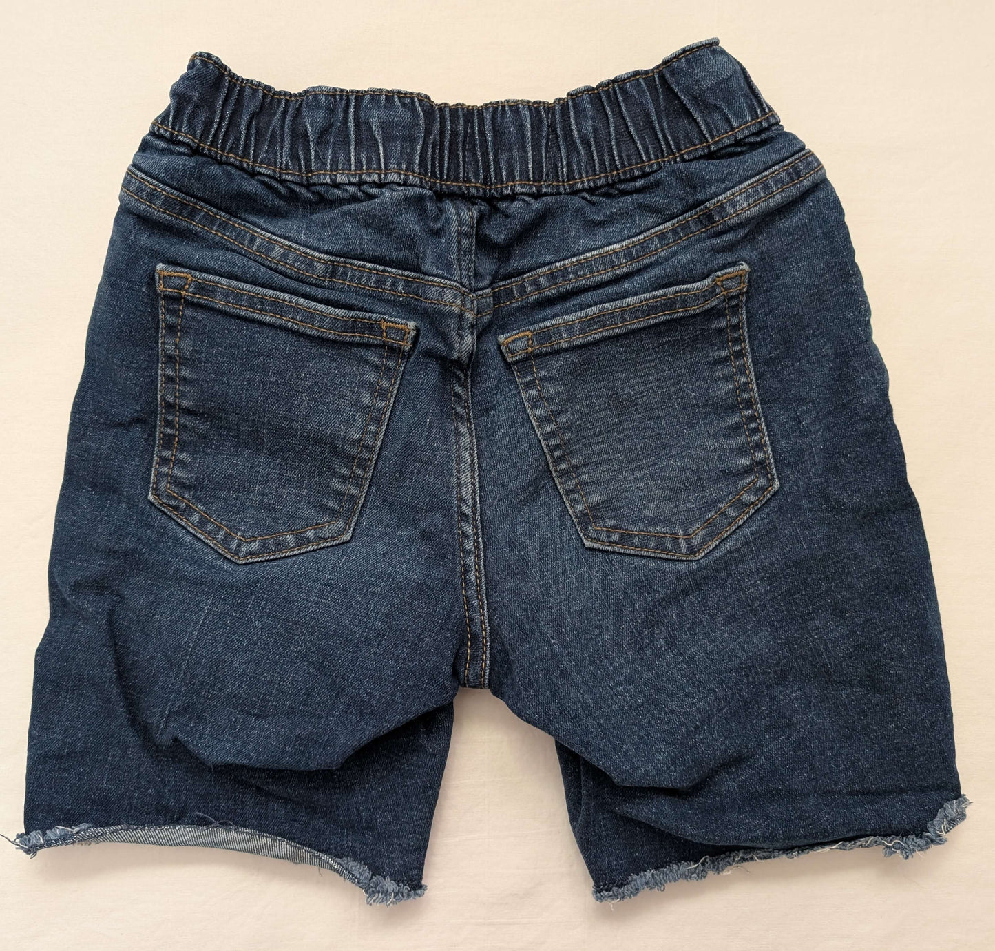 2 Pairs Jean Shorts, Size 6/7 (Small), Kids 6/6X (extra small)
