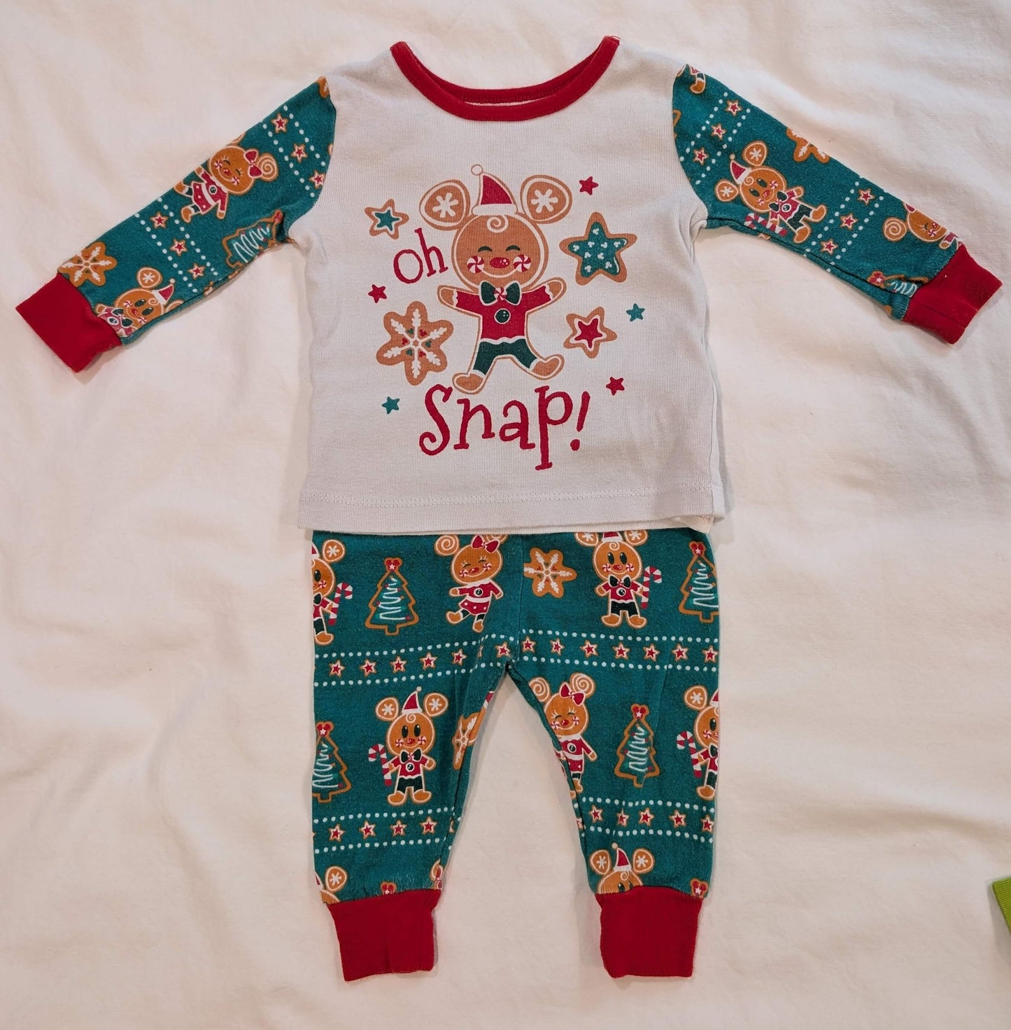 3 Pack Christmas Disney PJs, Kids 9 Month (6-9M)