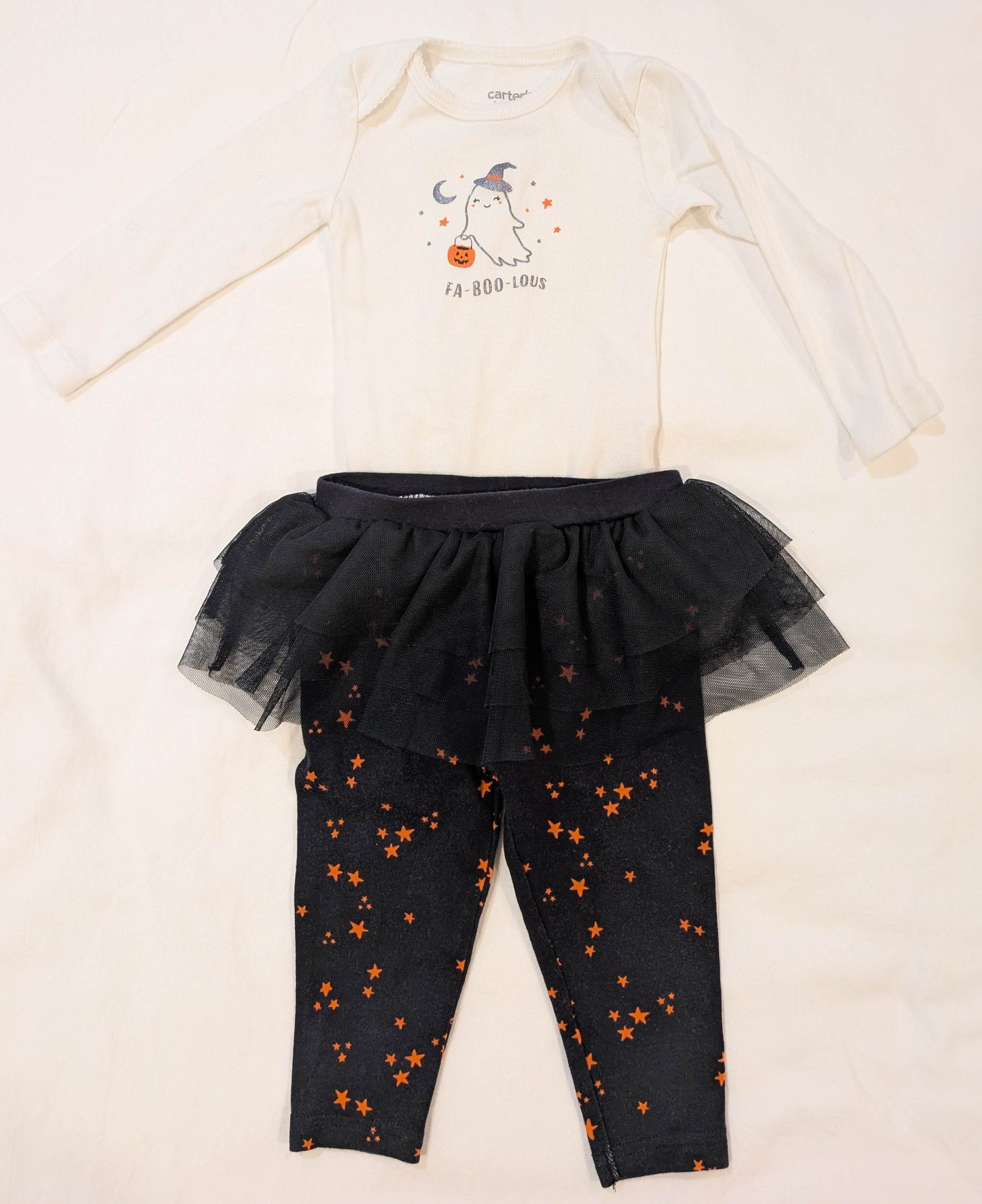 "Fa-Boo-Lous" Halloween Tutu Outfit, 9M, Kids 9 Month (6-9M)