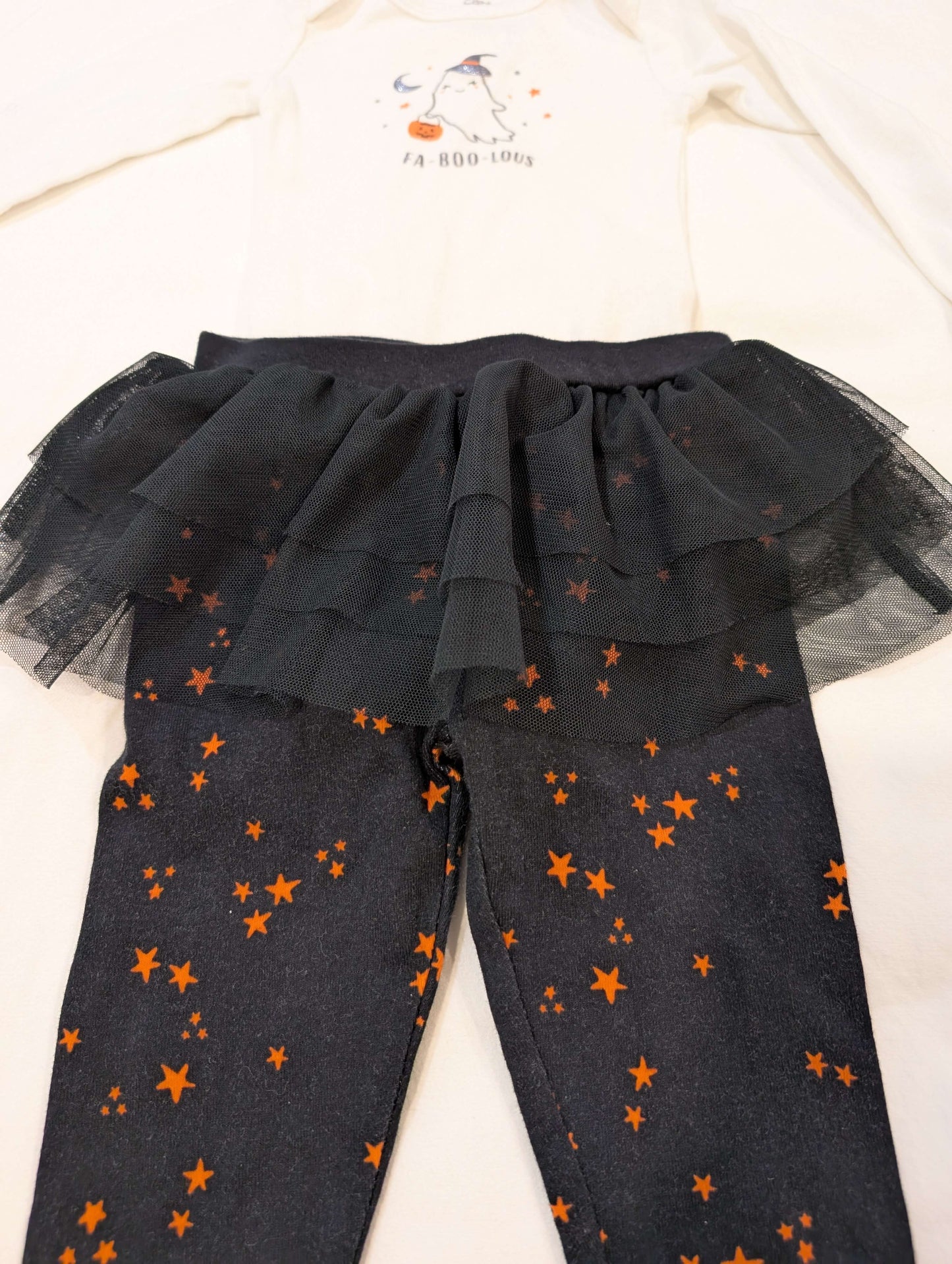 "Fa-Boo-Lous" Halloween Tutu Outfit, 9M, Kids 9 Month (6-9M)