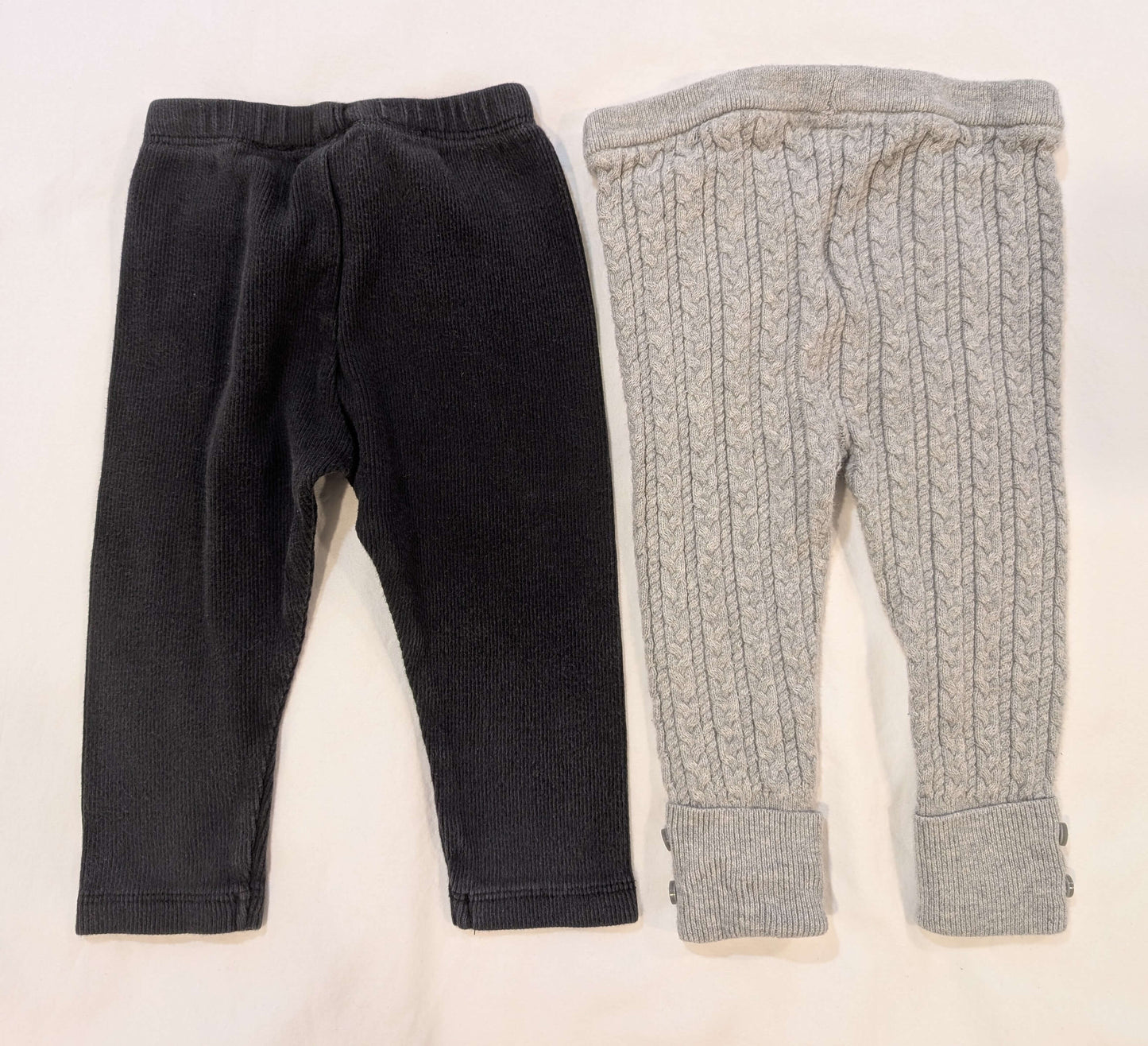 2 Pairs, 6-9M Leggings, Zara & Baby Gap, Kids 9 Month (6-9M)