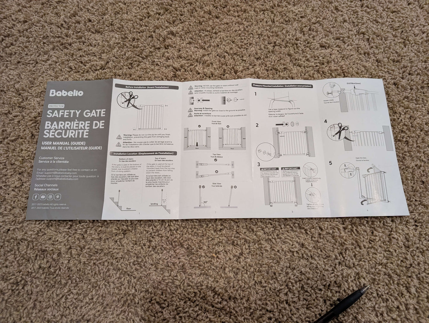 Baby Gate, White, Walkthrough, MSRP: $135