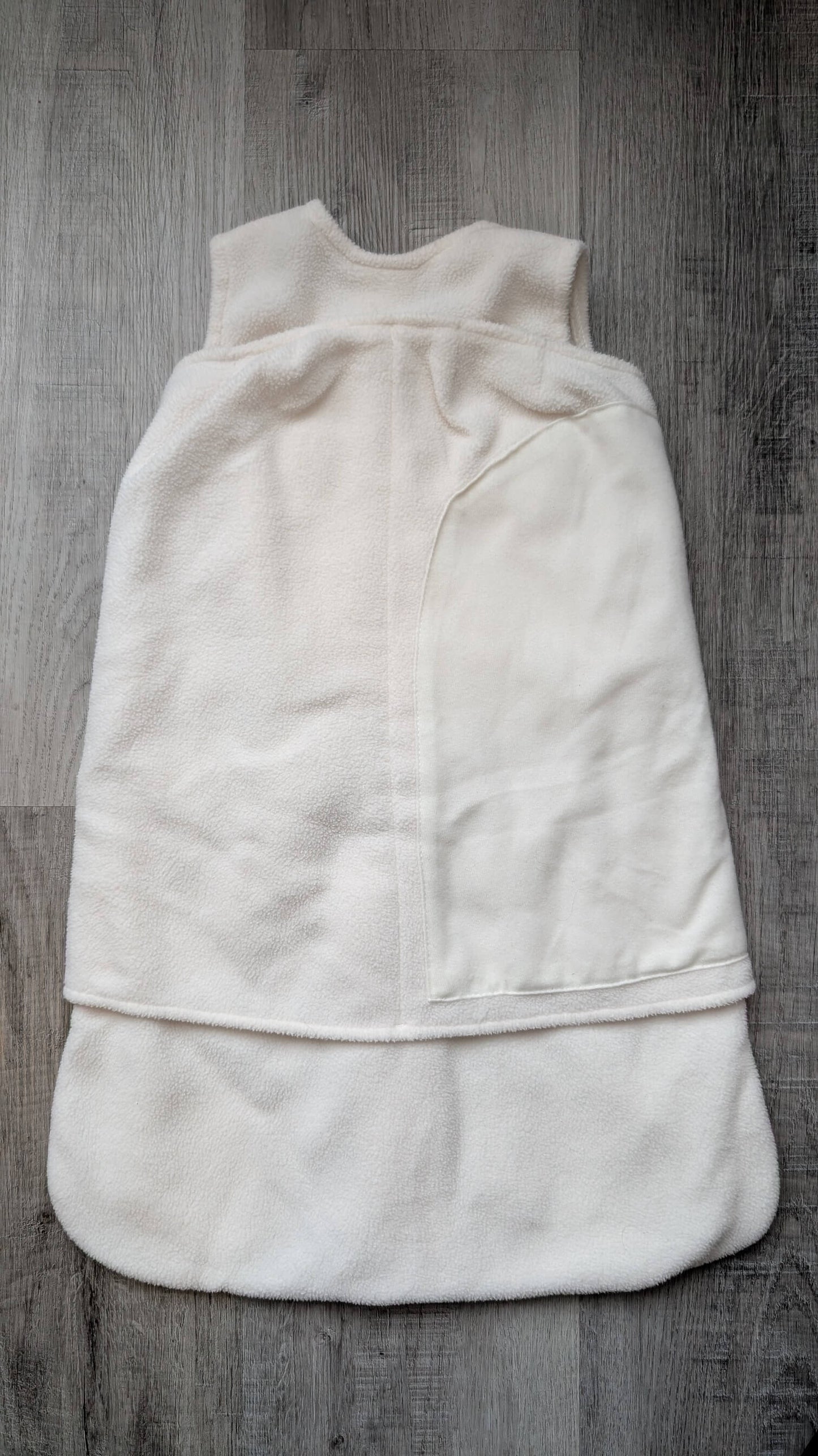 Halo SleepSack Micro-Fleece Swaddle Small Cream, 0-6 Months (Small)