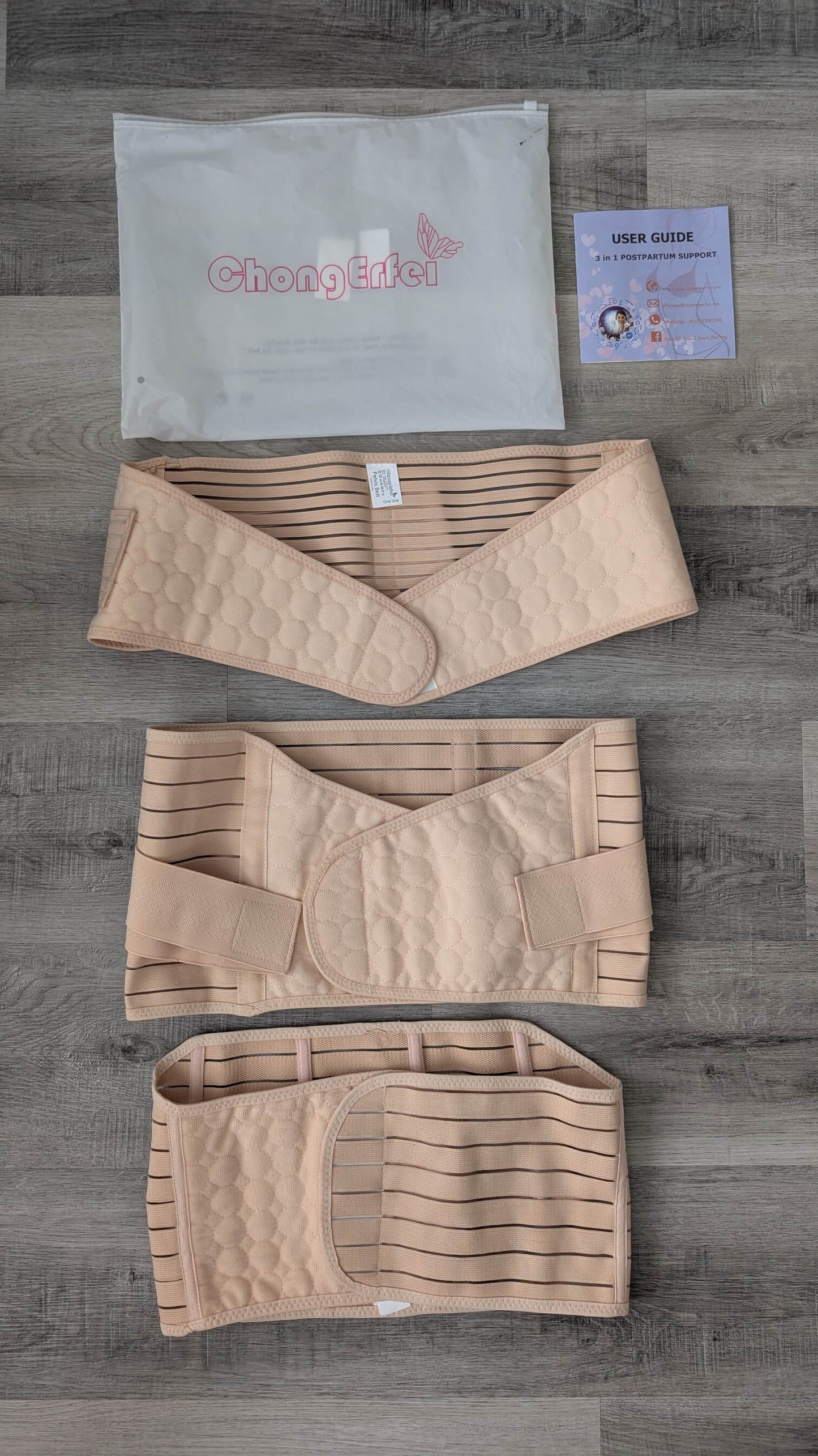 3 in 1 Post Partum Support Belt (One Size), Maternity L (12-14)