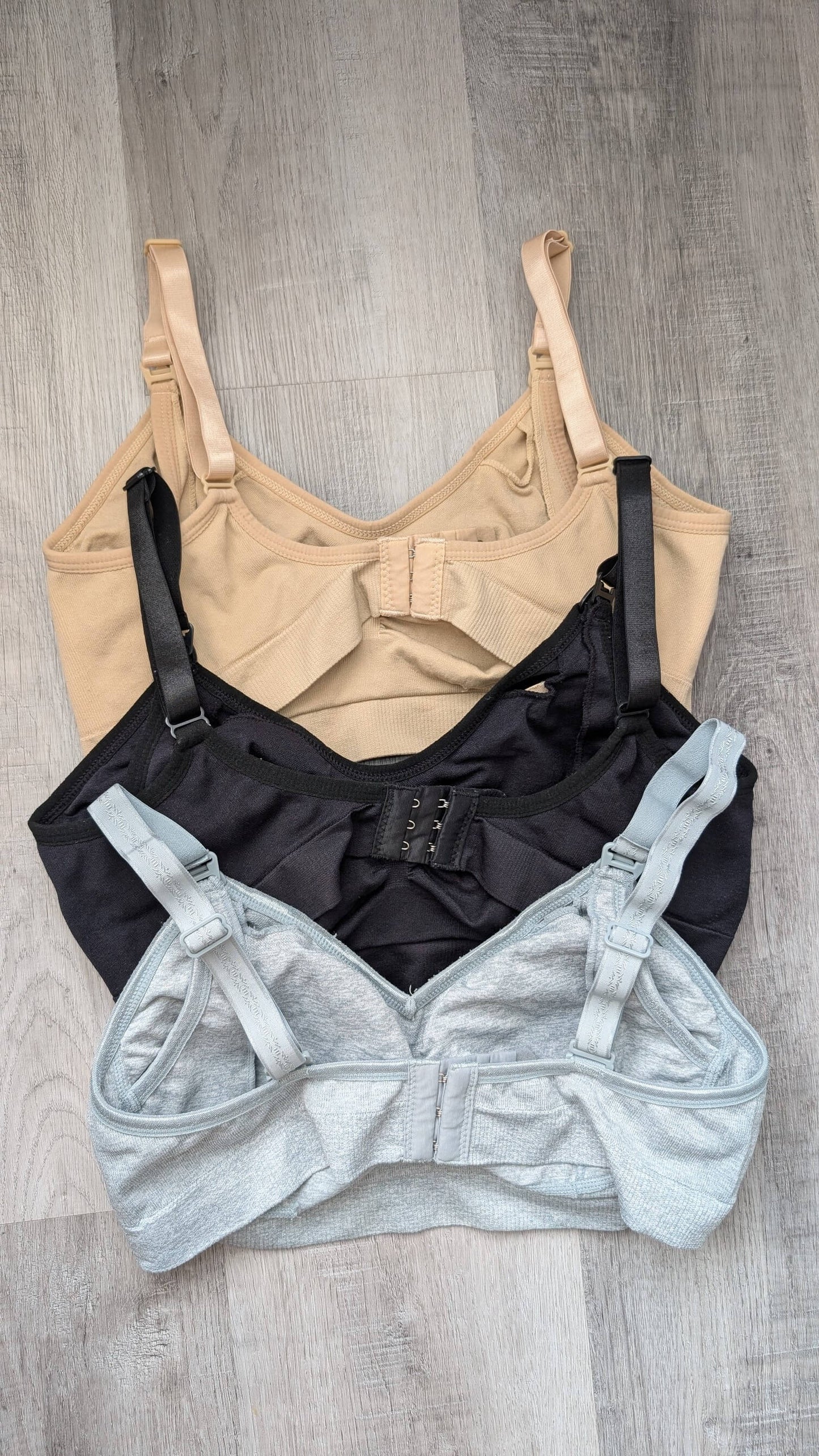 Lot of 3 Nursing Bras Size XXL Asian Fit , Maternity L (12-14)