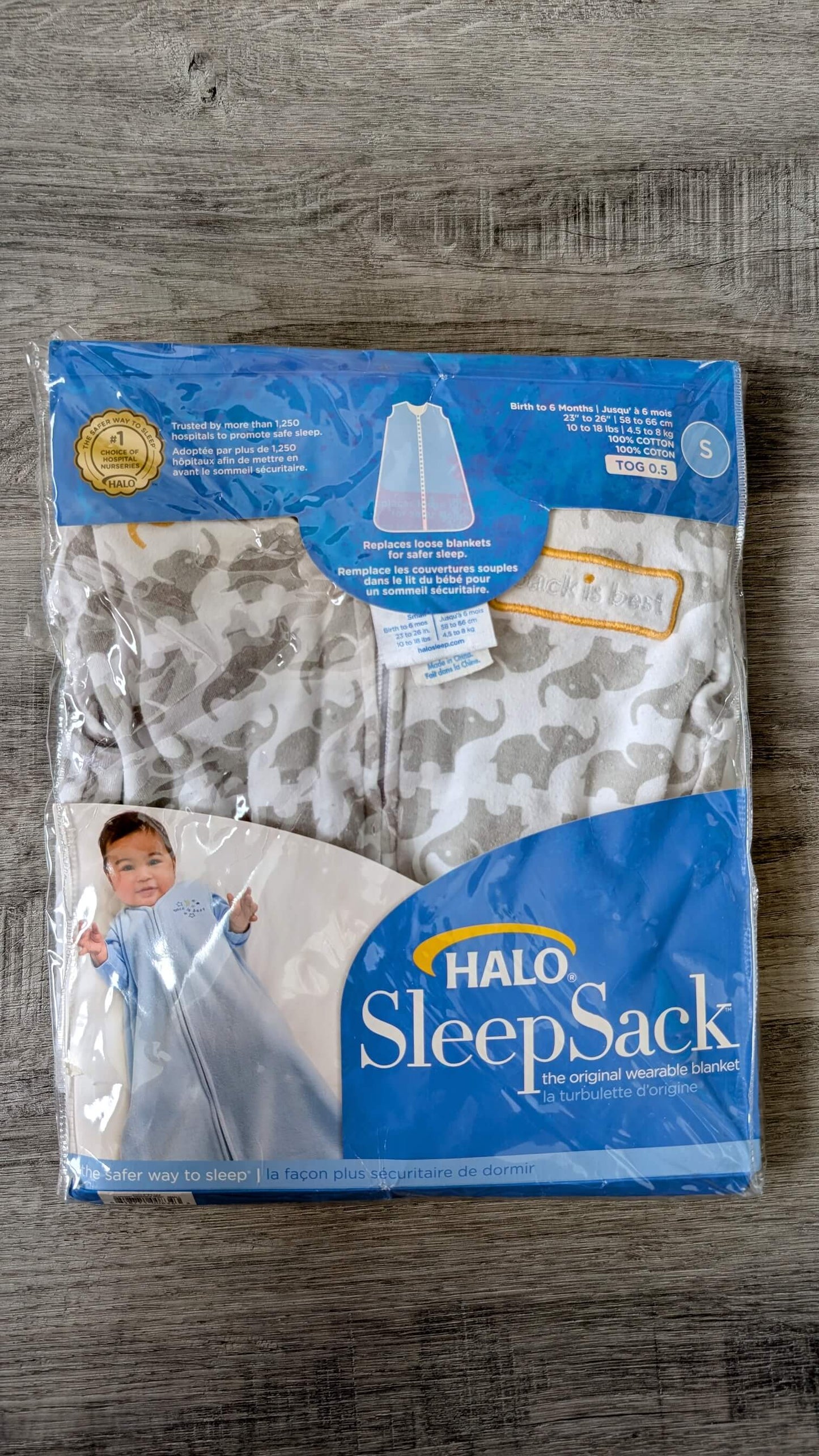 Halo Sleep Sack TOG 0.5 (0-6 months), 0-6 Months (Small)