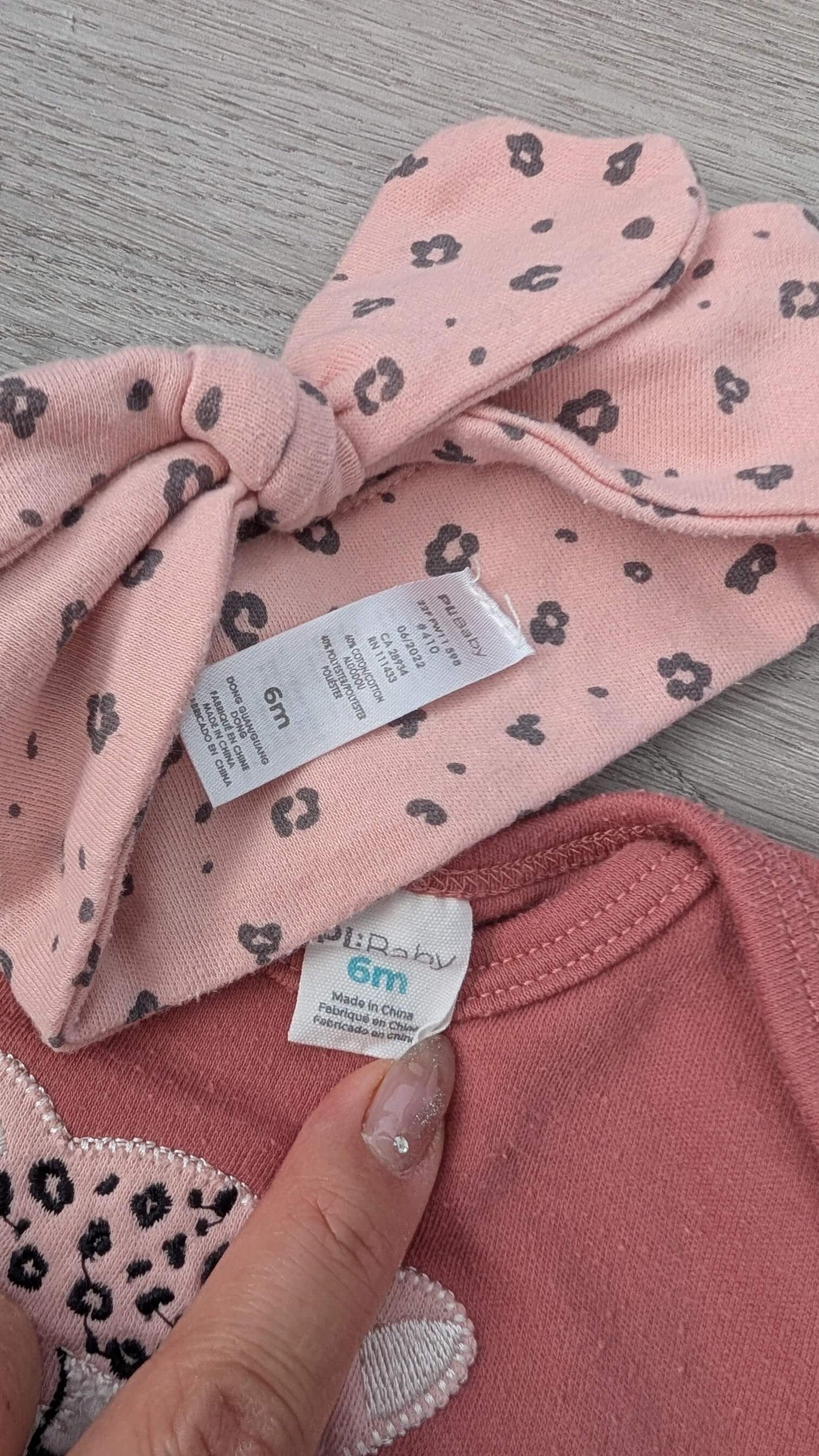 PL Pink Baby Tutu Outfit 6m, Kids 6 Month (3-6M)