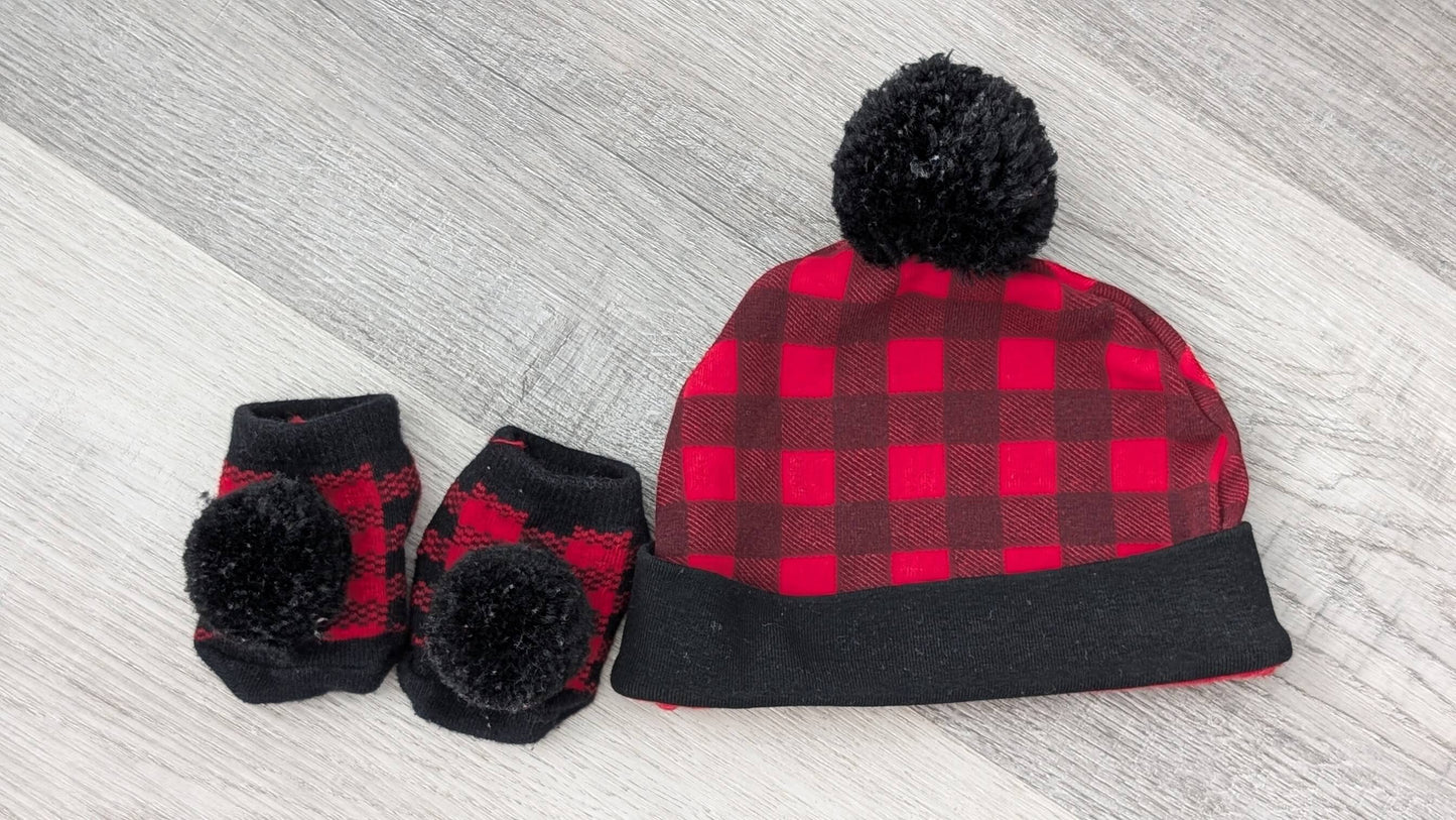 Buffalo Plaid Holiday 0-6m Lot , Kids 3 Month (0-3M)