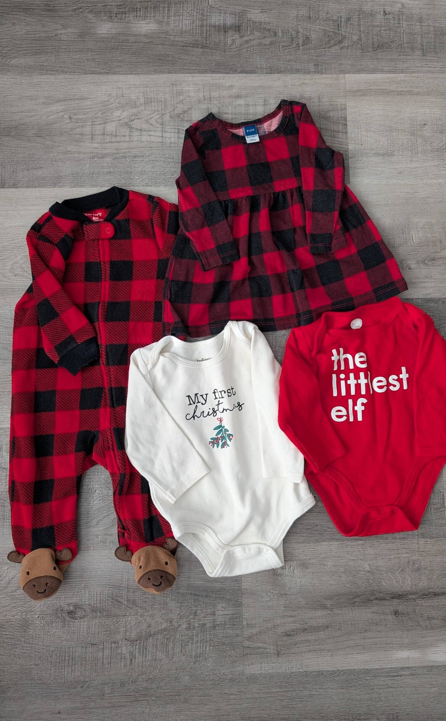 Holiday My First Christmas 6-12m Lot , Kids 9 Month (6-9M)