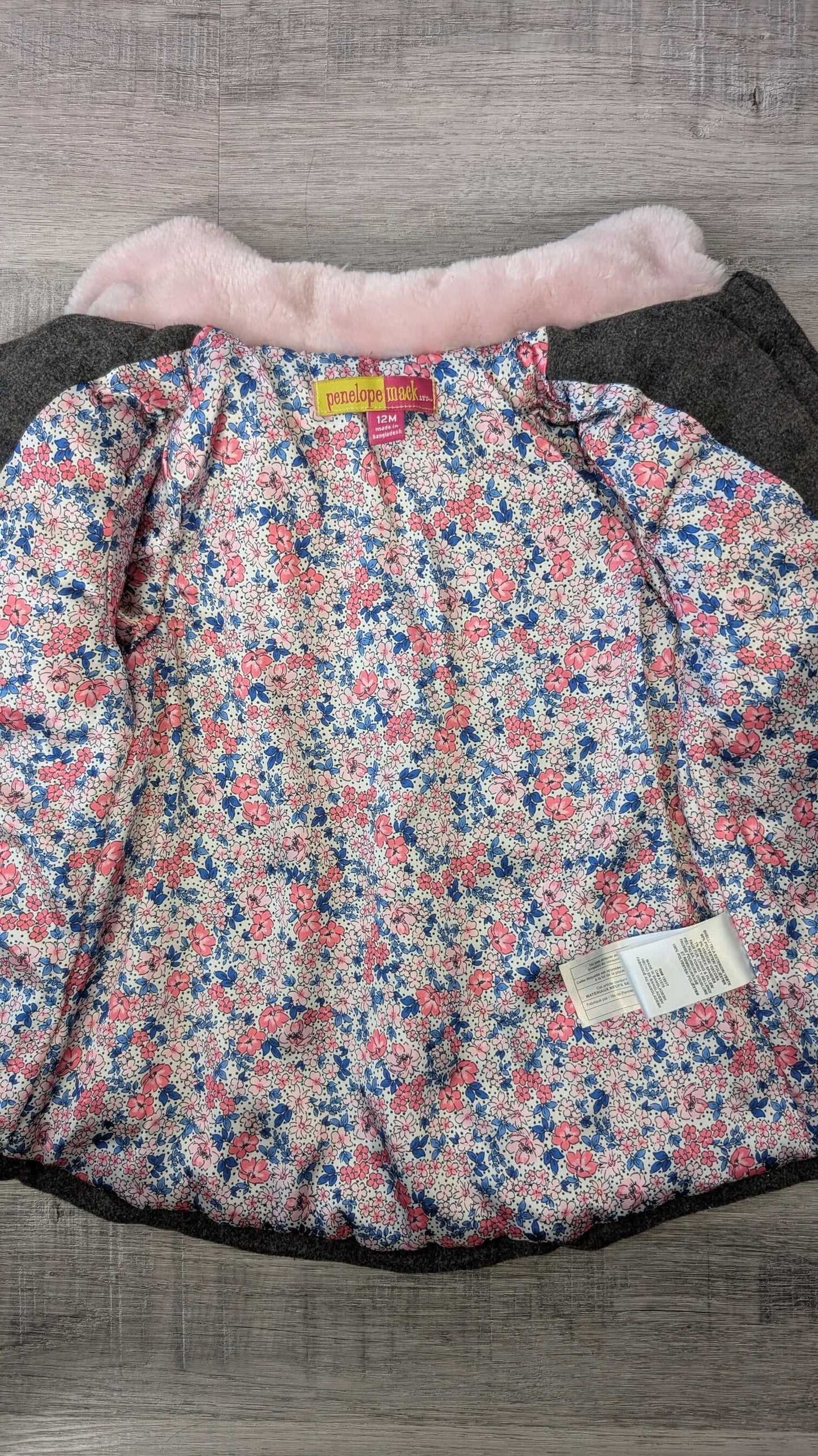 Penelope Mack Coat 12m, Kids 12 Month (9-12M)