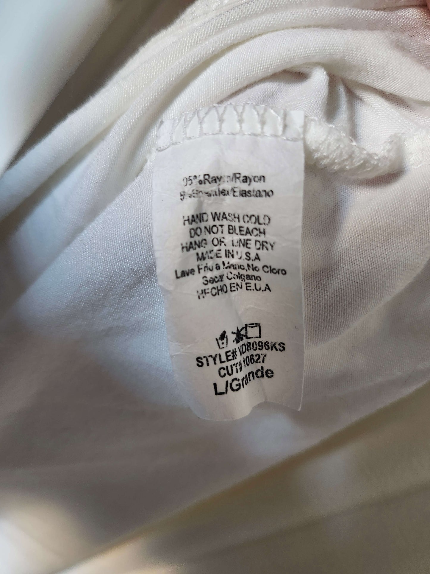 Pink Blush maternity dress, Maxi, Ivory, Large, EUC, Maternity L (12-14)
