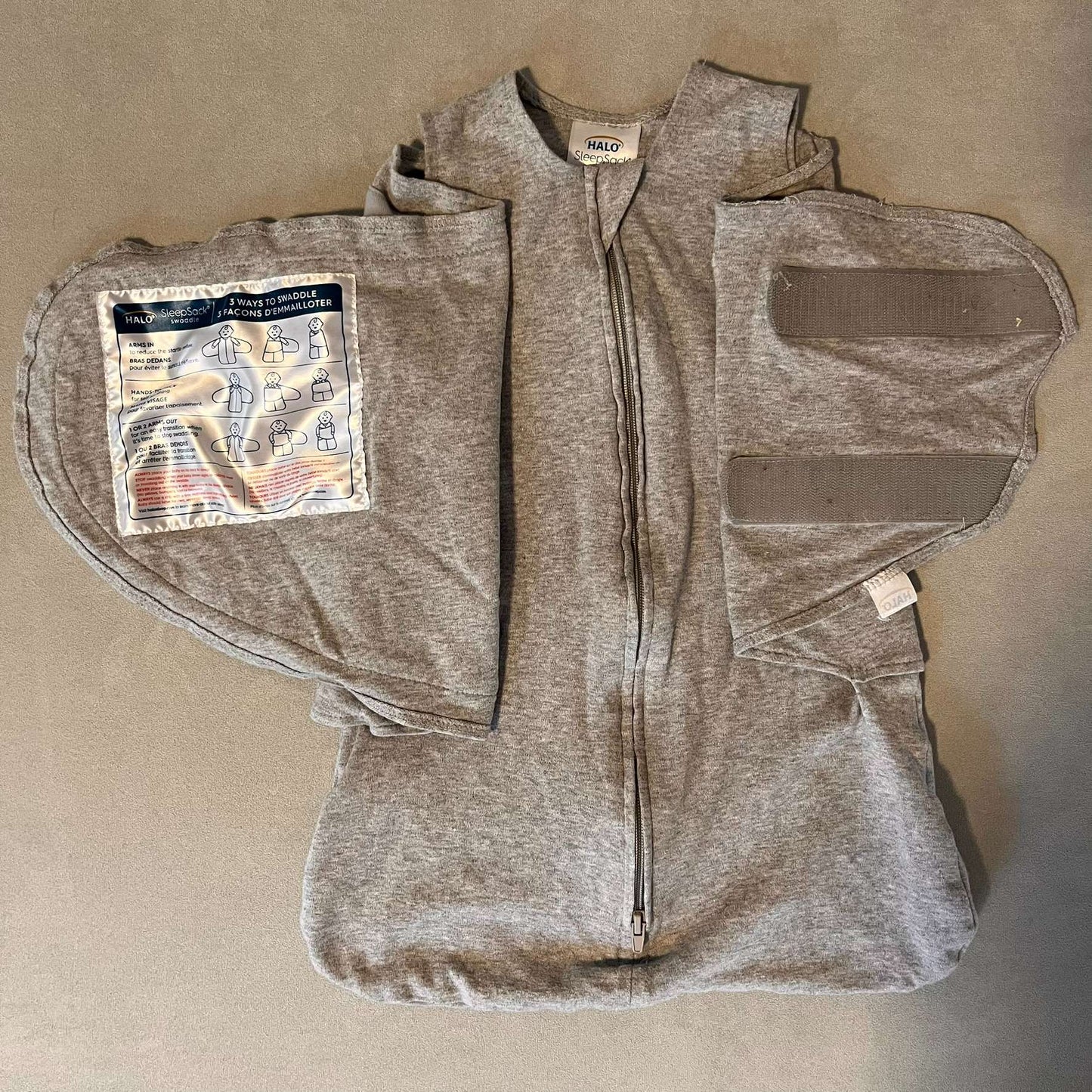 3mth Sleepsack - Swaddle or Arms Out, 0-3 Months (Newborn)