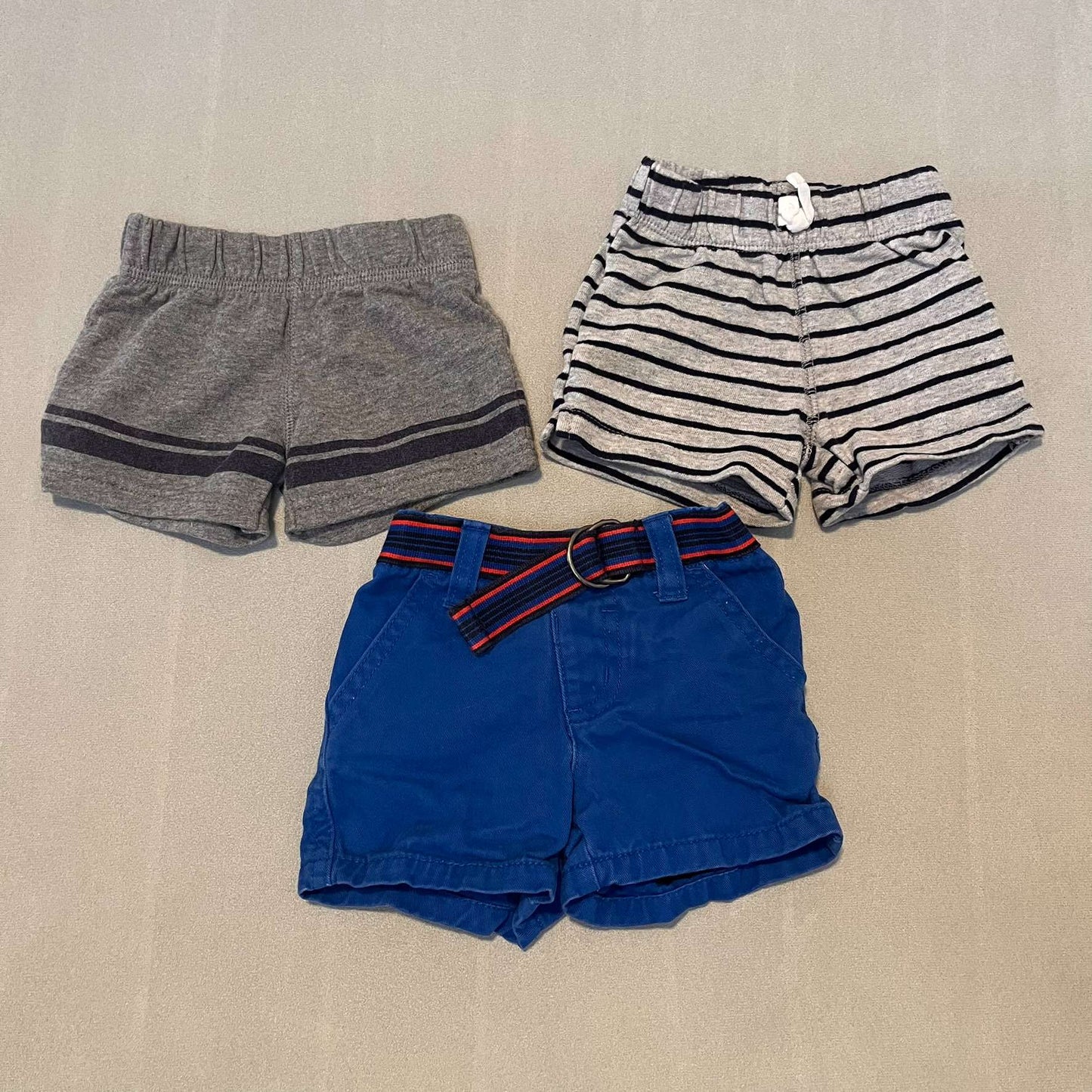3 x 3mth Shorts, Kids 3 Month (0-3M)
