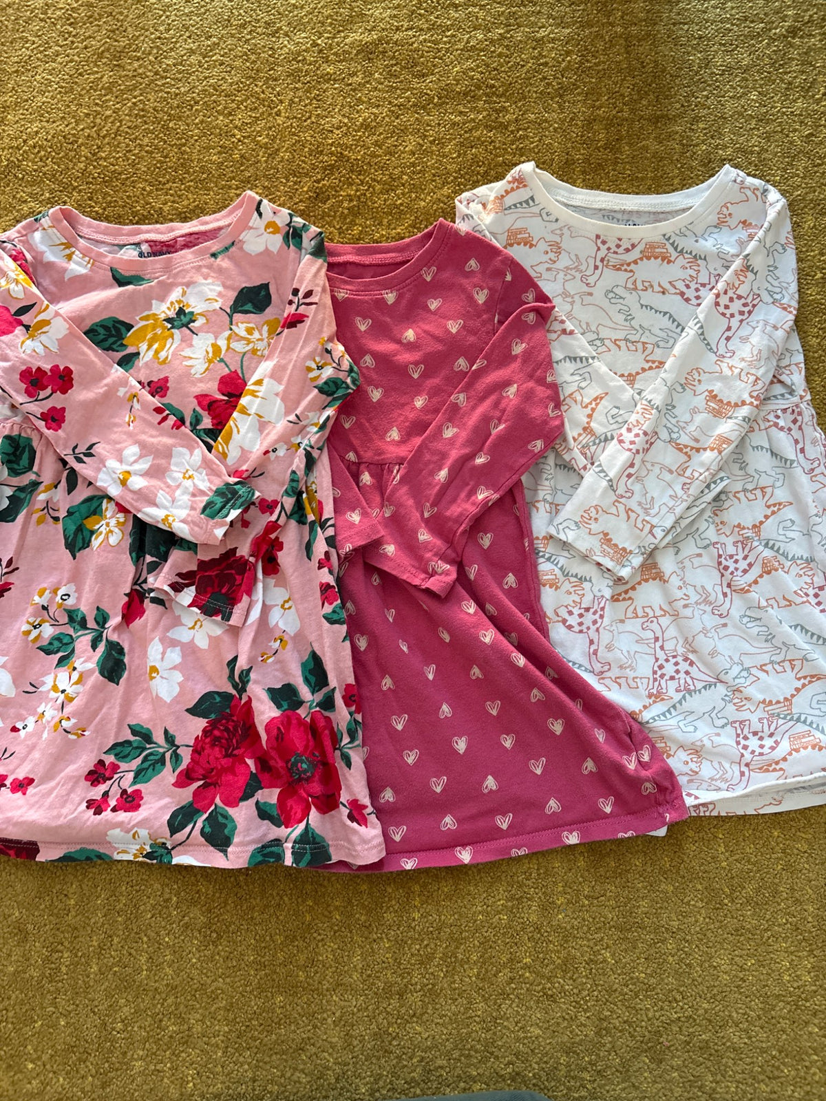 3 long sleeve dresses, Kids 3T