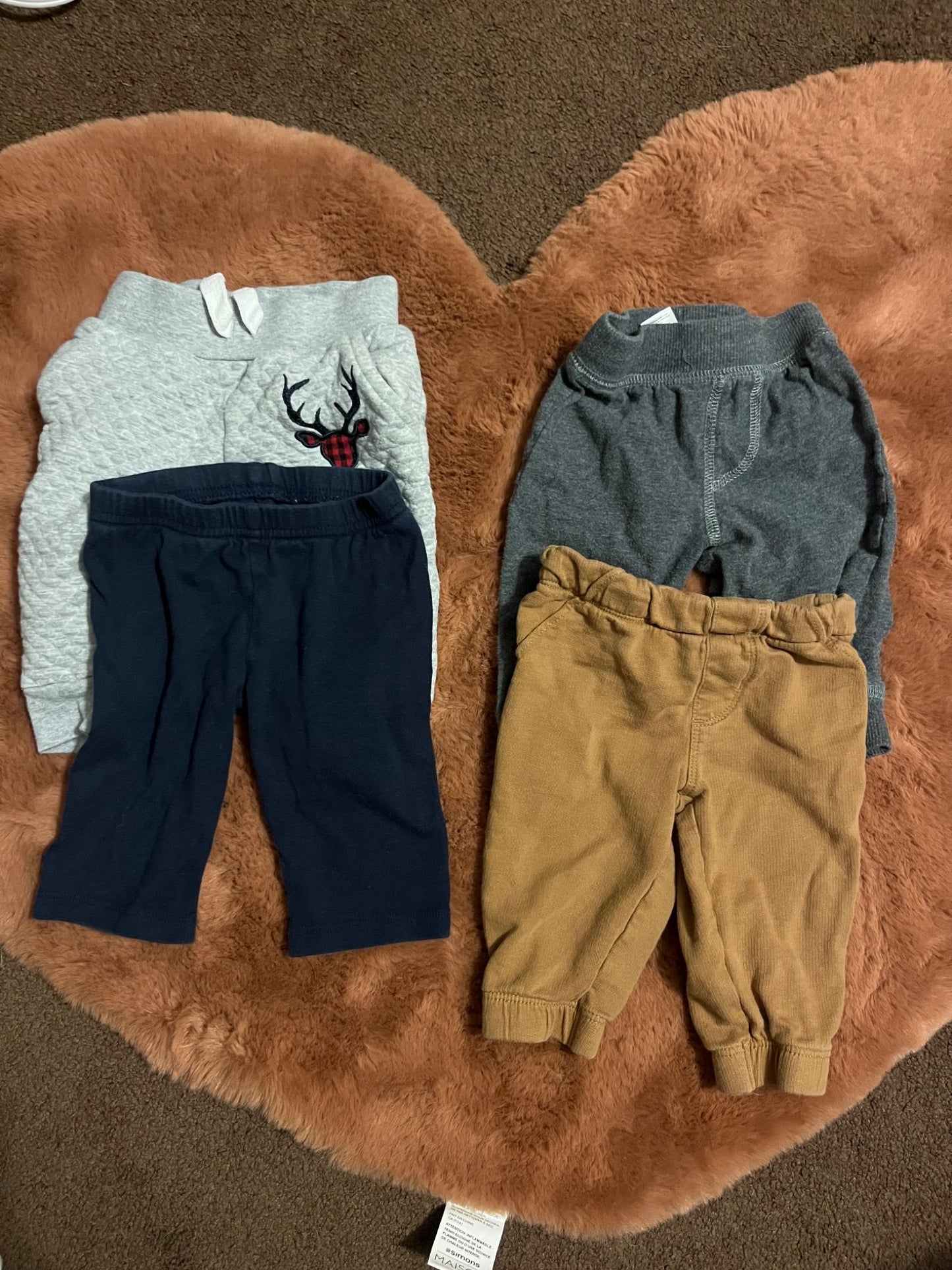 Boy Pants Bundle , 3-6 months , Kids 6 Month (3-6M)
