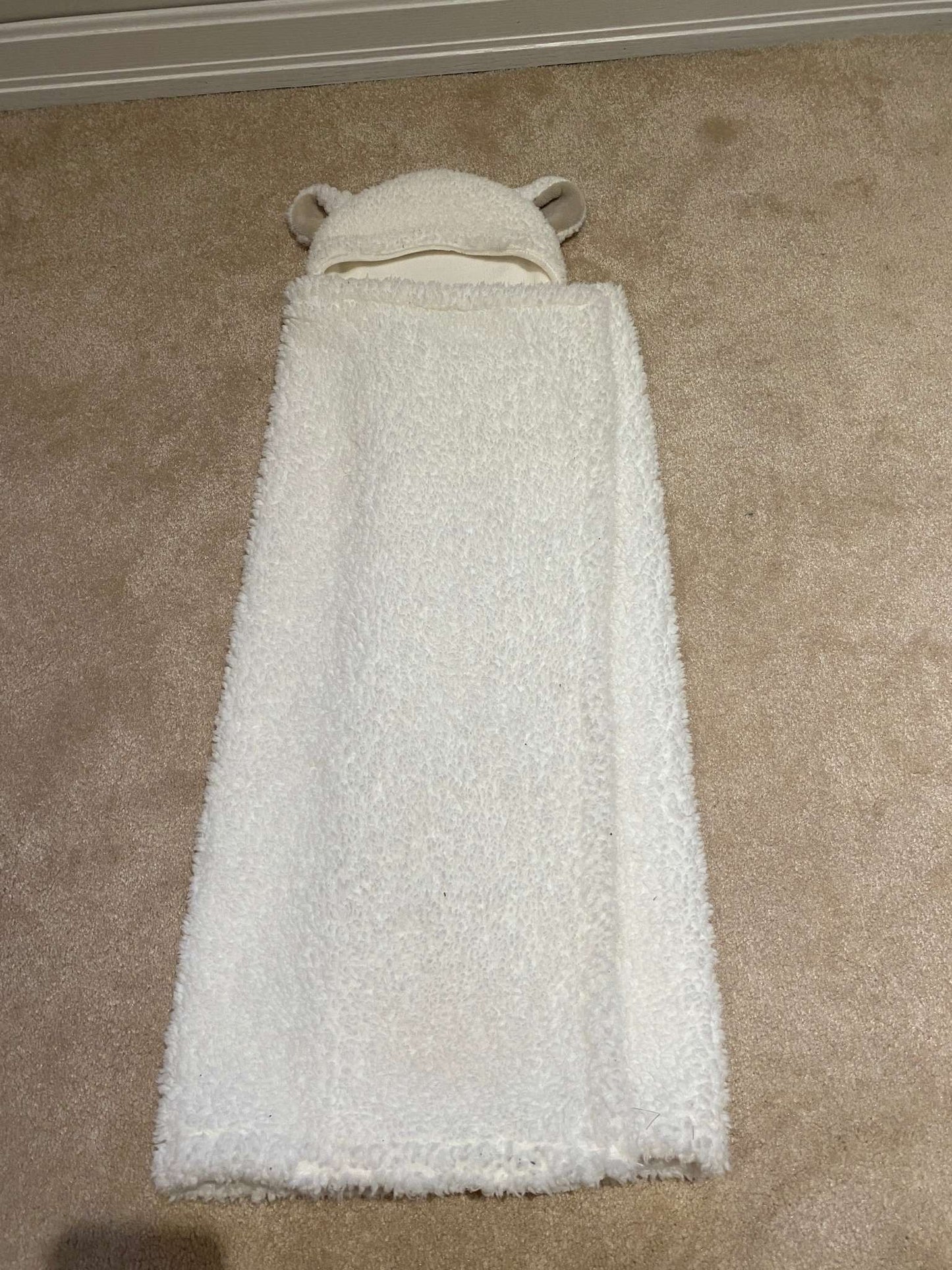Softest Sheep Lovey and matching Hooded Blanket
