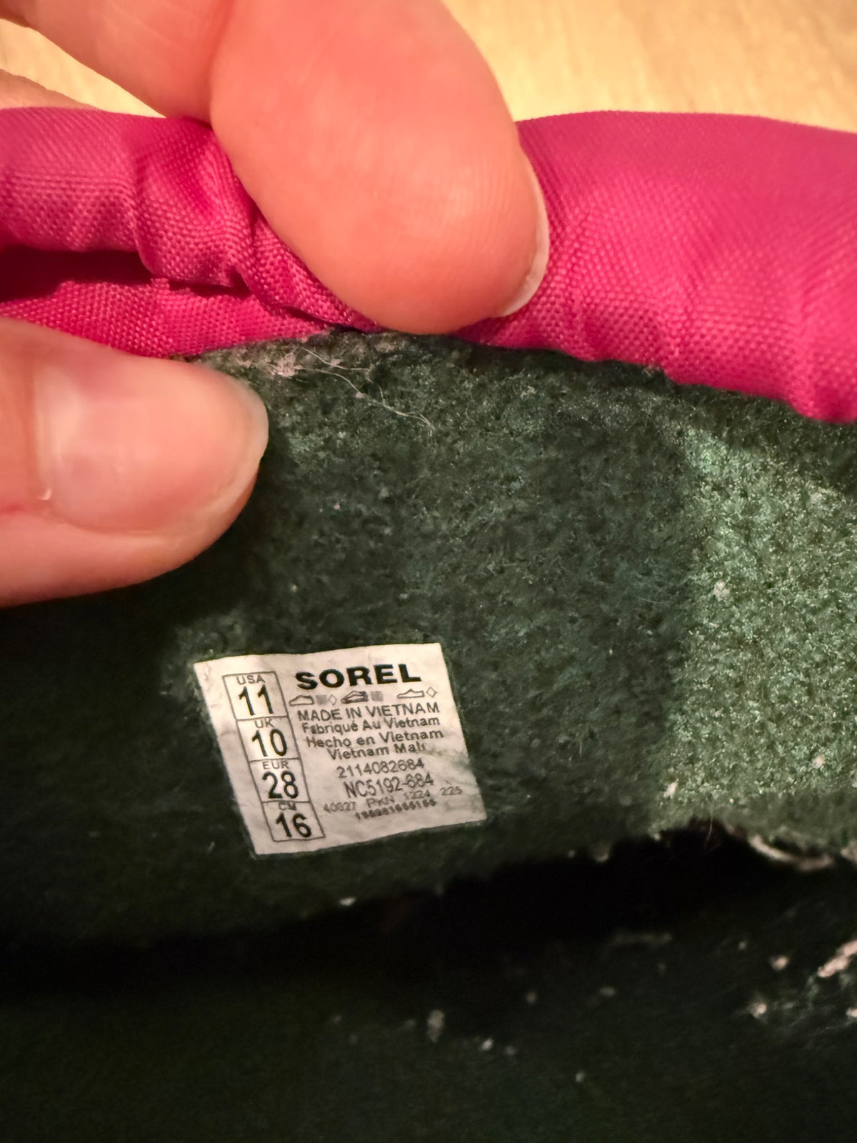 Pink Sorel Boots, Size 11T, Shoes 11 (Toddler:2-4yr)