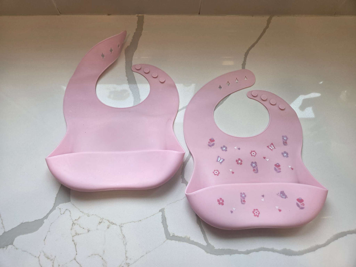 Silicone Bibs - Girl