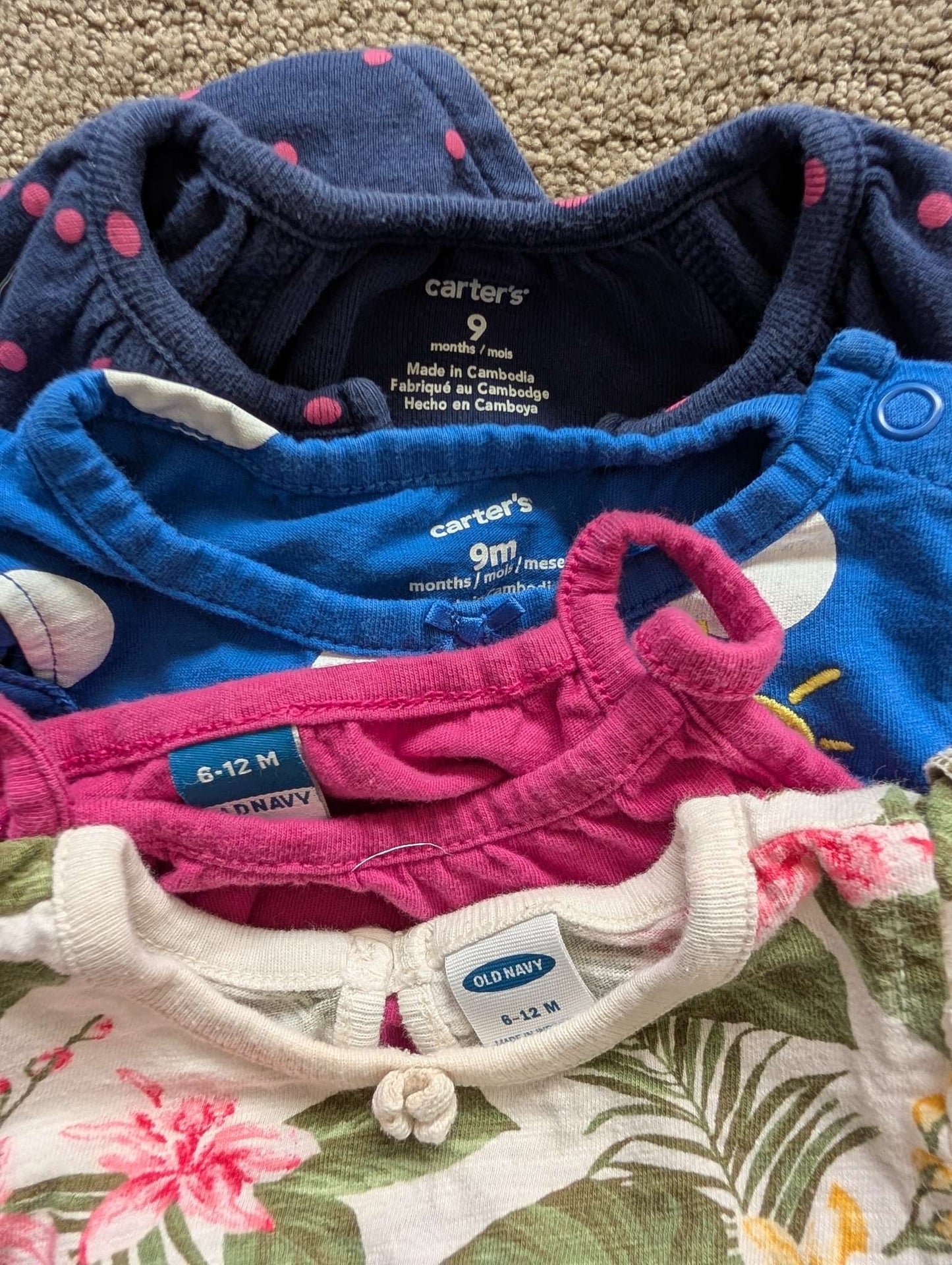 6-9 month girls summer clothes bundle, Kids 9 Month (6-9M)