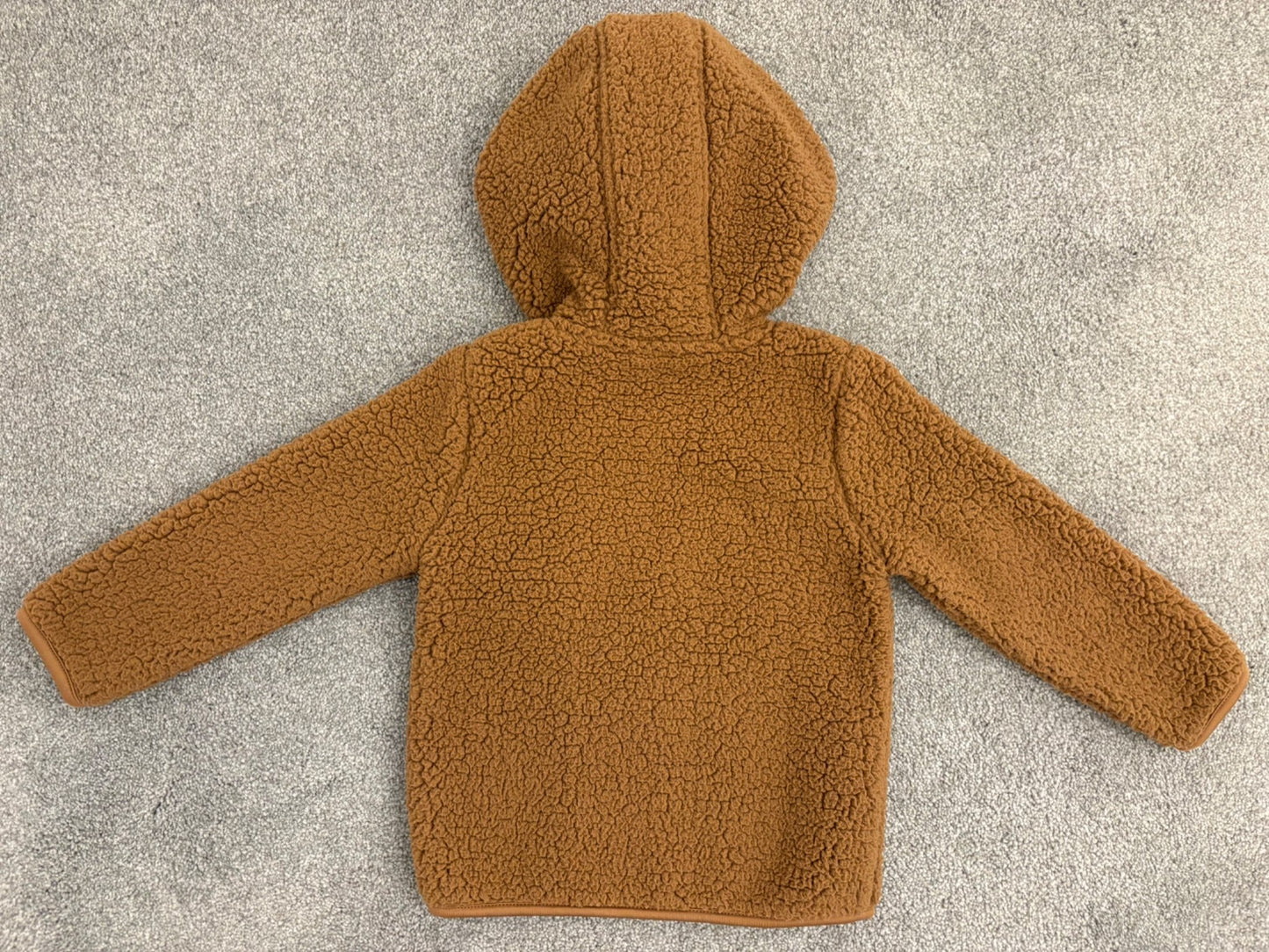 Joe Fresh Baby Boys’ Teddy Fleece Jacket, Brown, 18-24 months, Kids 24 Month (18-24M)