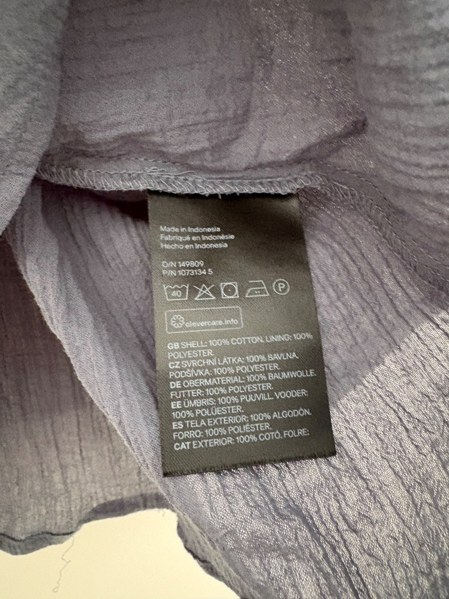 H&M MAMA Cotton Nursing Blouse, Blue, Size M, NWOT, Maternity M (8-10)