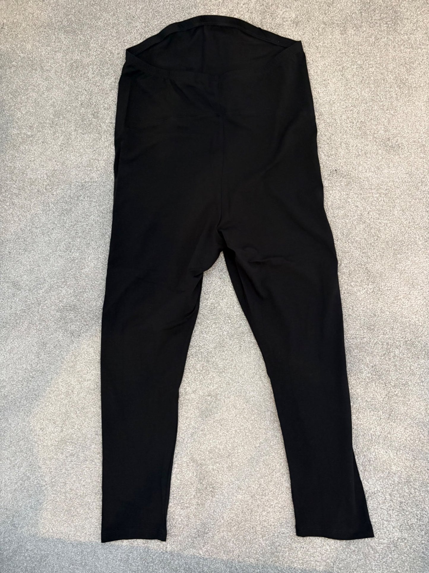 H&M MAMA Crop Leggings, Black, Size L, Maternity L (12-14)