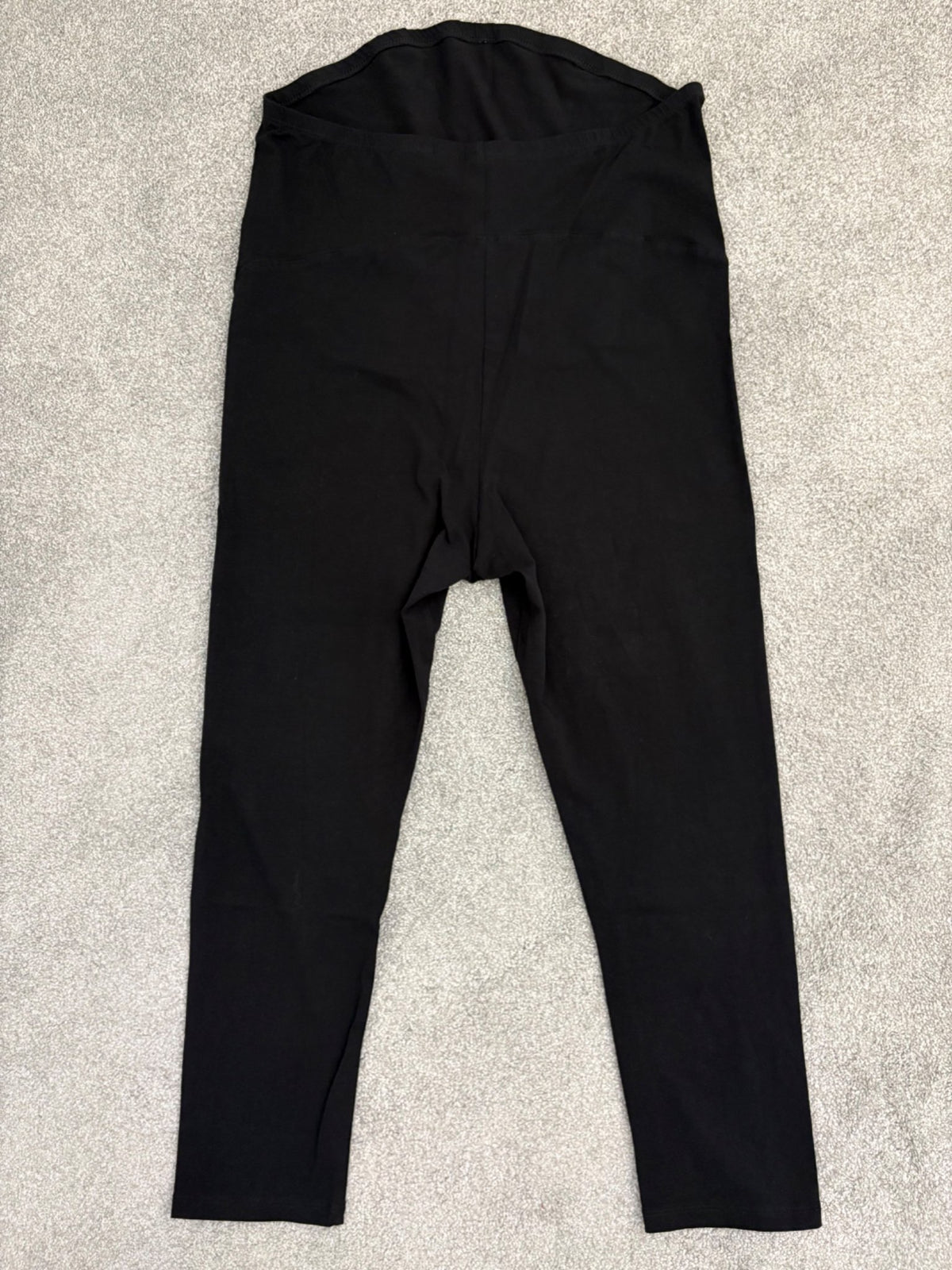 H&M MAMA Crop Leggings (B), Black, Size L, Maternity L (12-14)