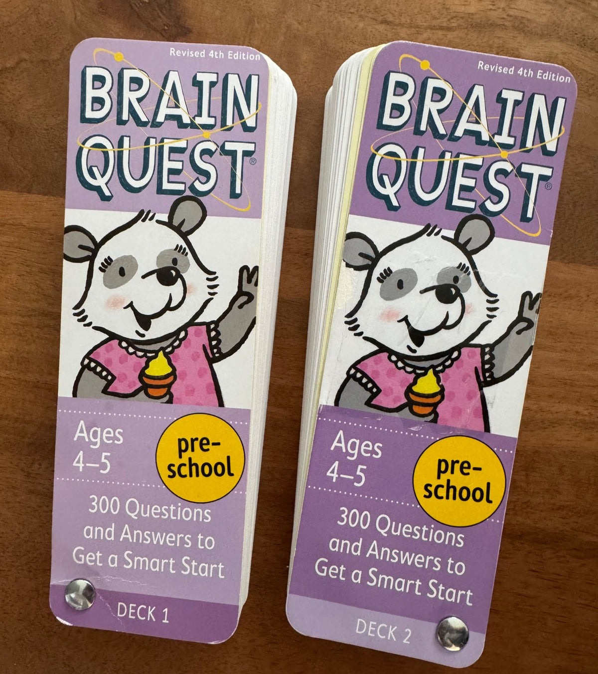 Brain Quest cards ages 4-5