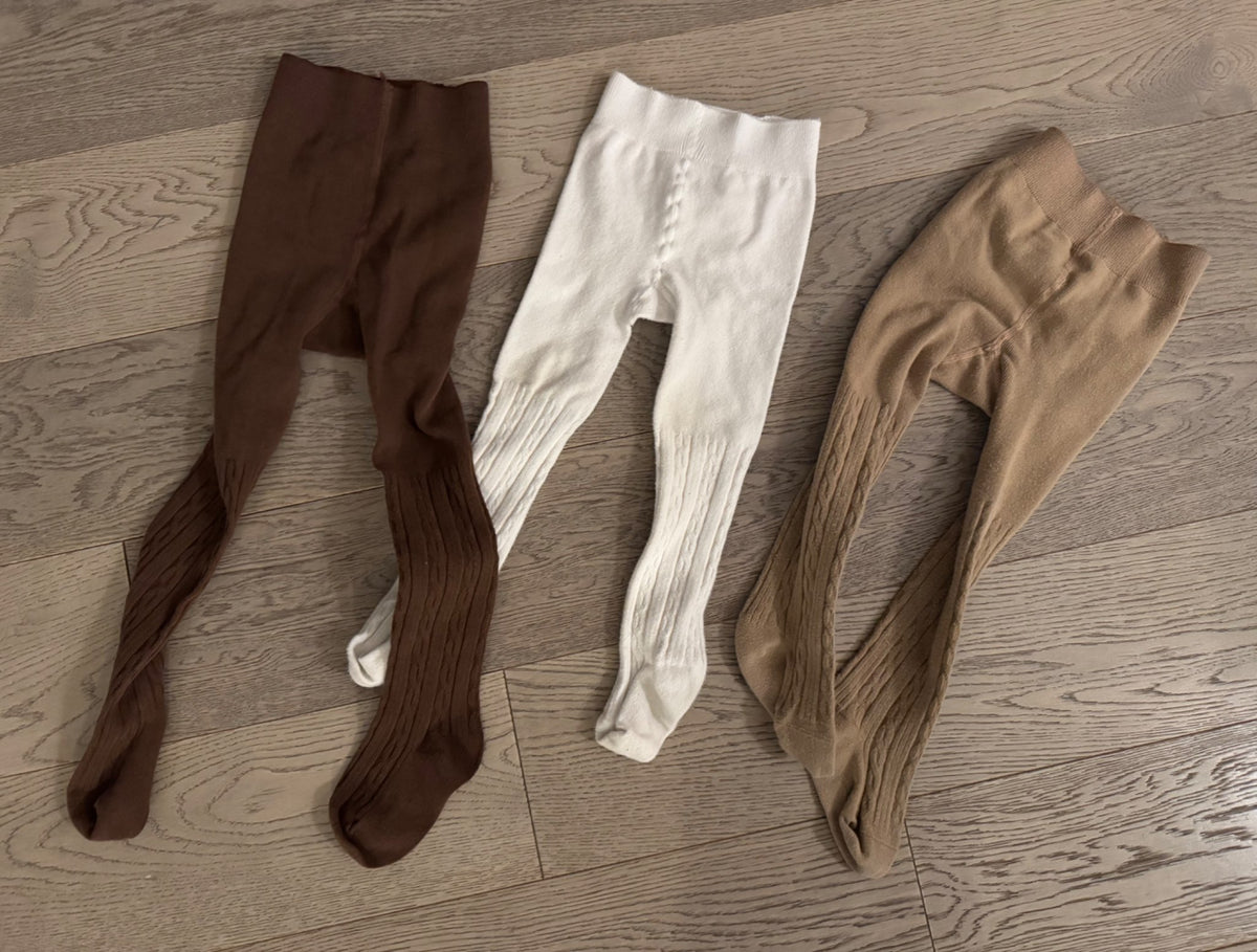 Cable Knit Tights x3