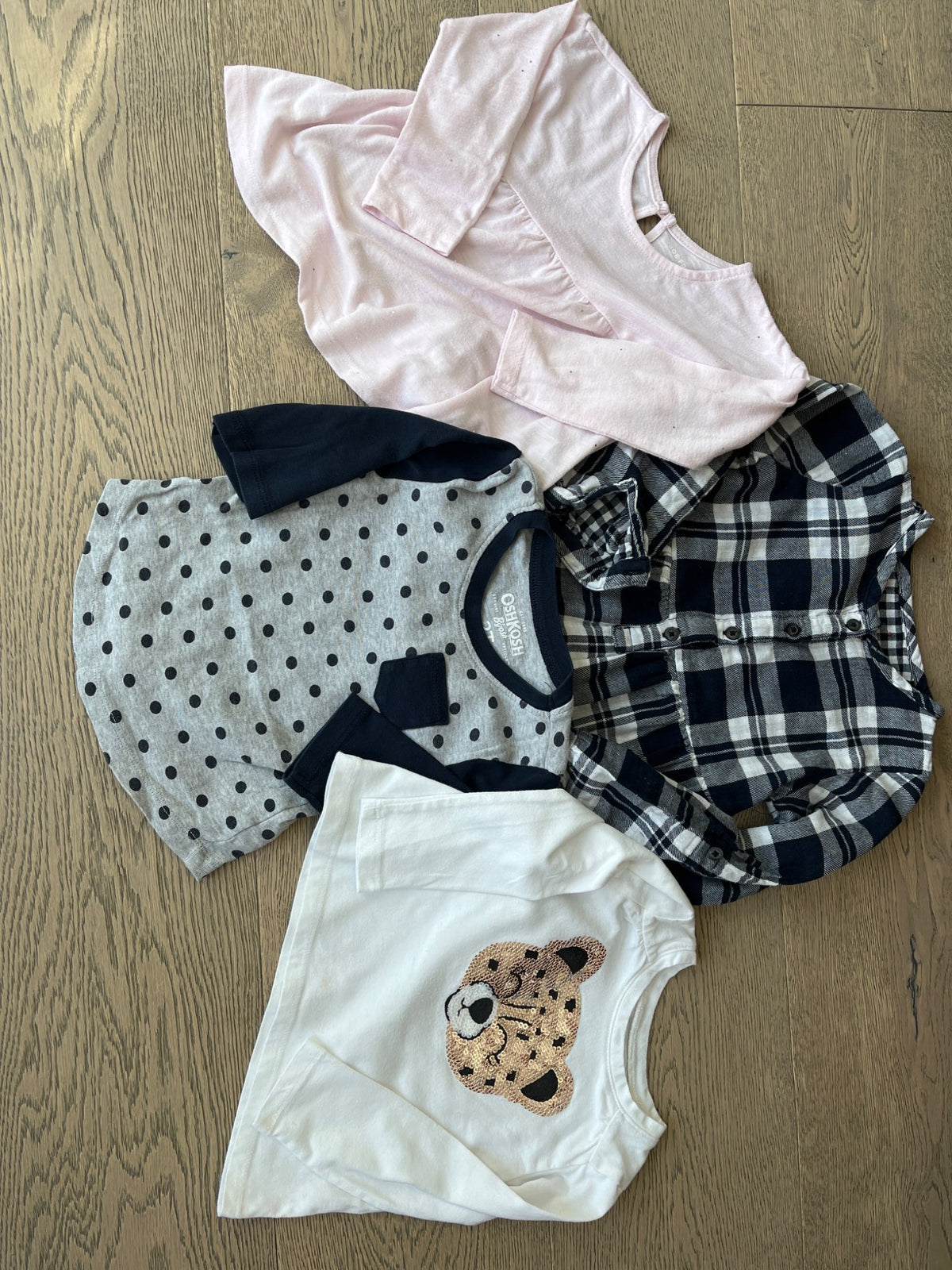 Three shirts and tunic dress , Kids 18 Month (12-18M)