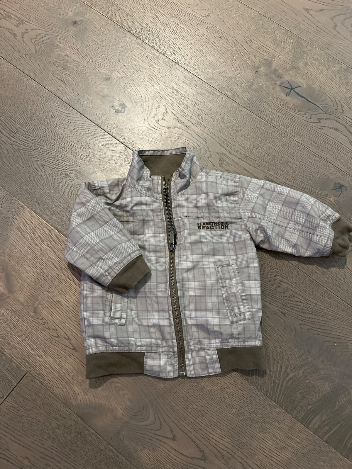 Kenneth Cole Reaction Checkered Jacket , Kids 12 Month (9-12M)