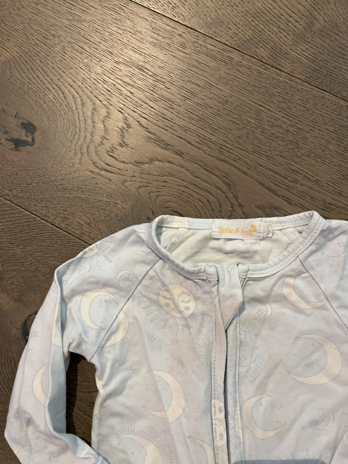 Little and Fern Celestial PJ Romper, Kids 6 Month (3-6M)