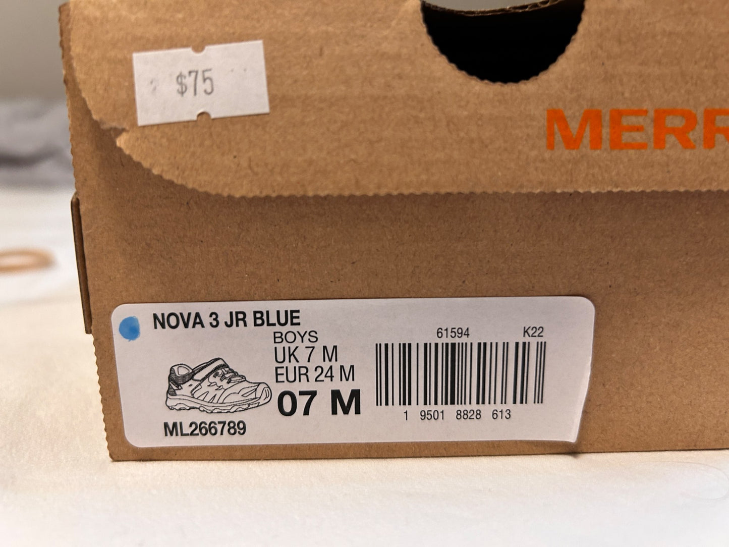 Merrell sneakers size 7, EU24, Shoes 7 (Walkers:12-24 mth)